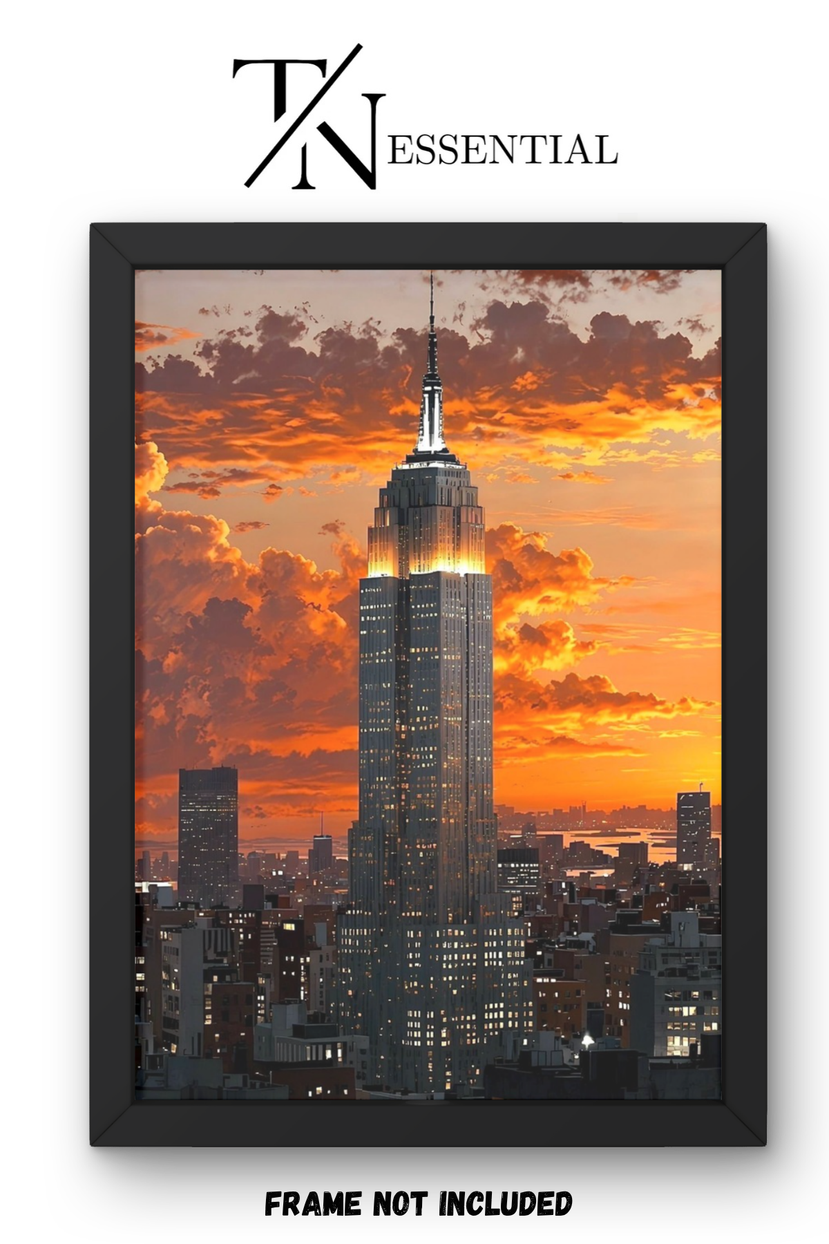 MANHATTAN SUNSET GIANT CANVAS POSTER