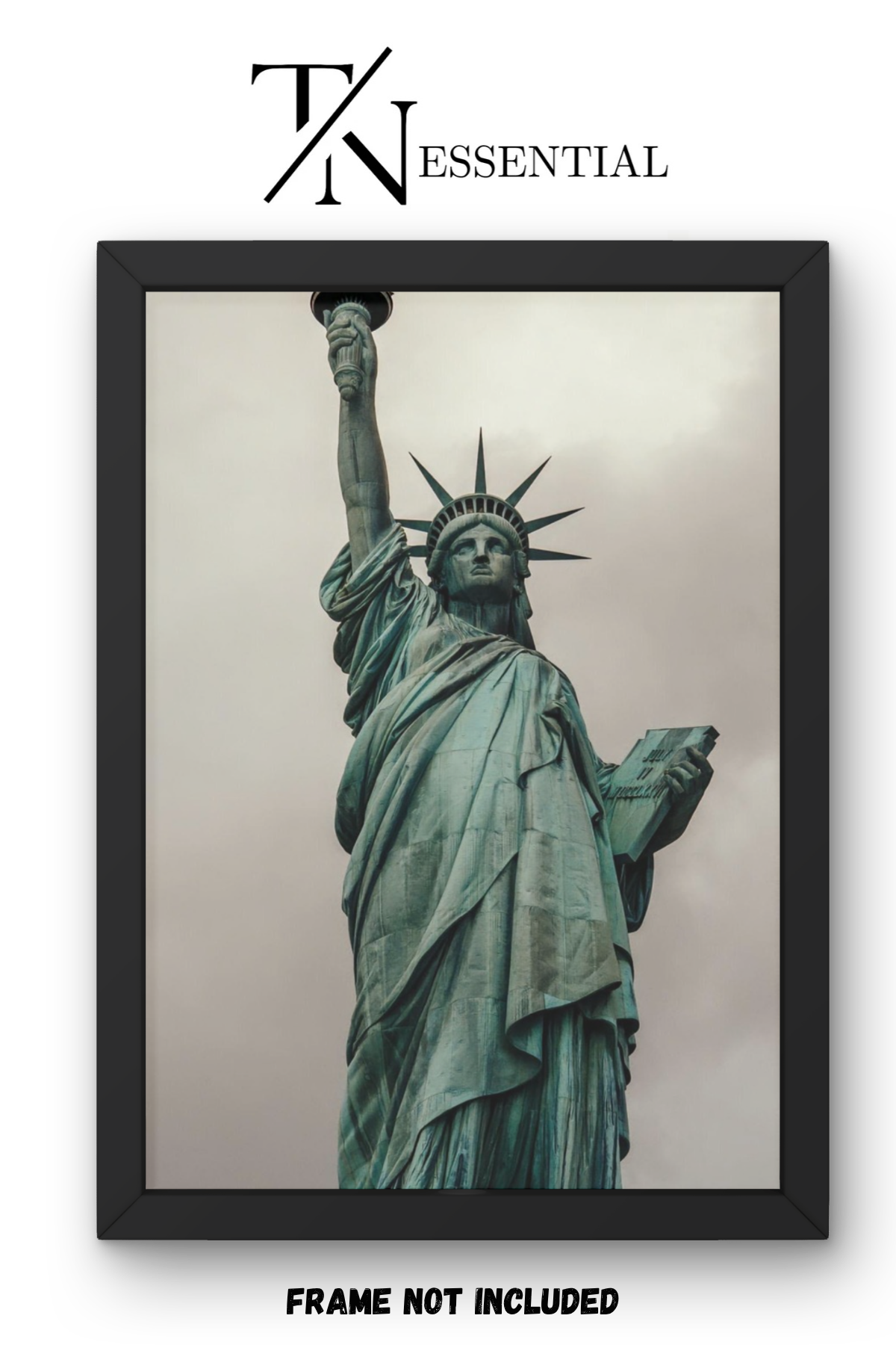 LIBERTY ABOVE CLOUDS CANVAS POSTER