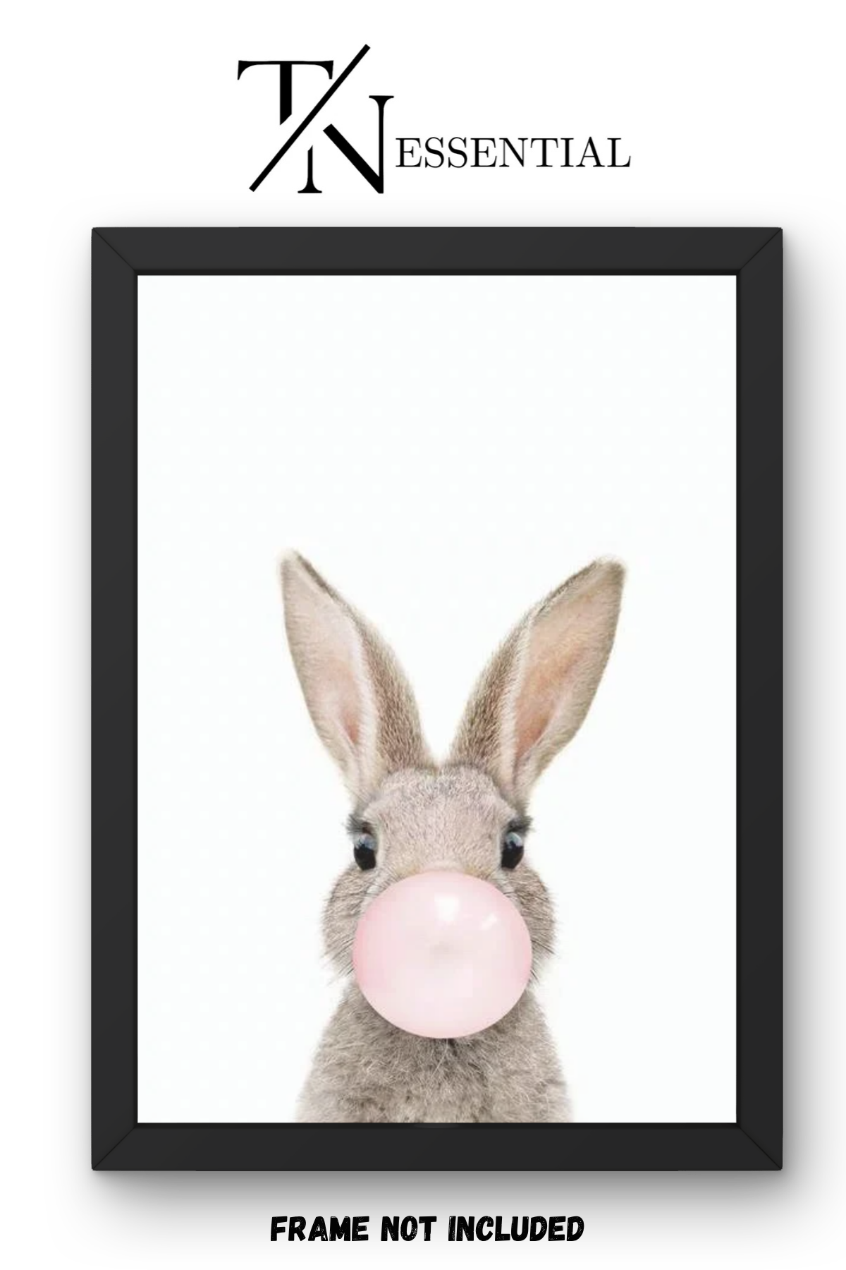 CUTE RABBIT POP CANVAS POSTER
