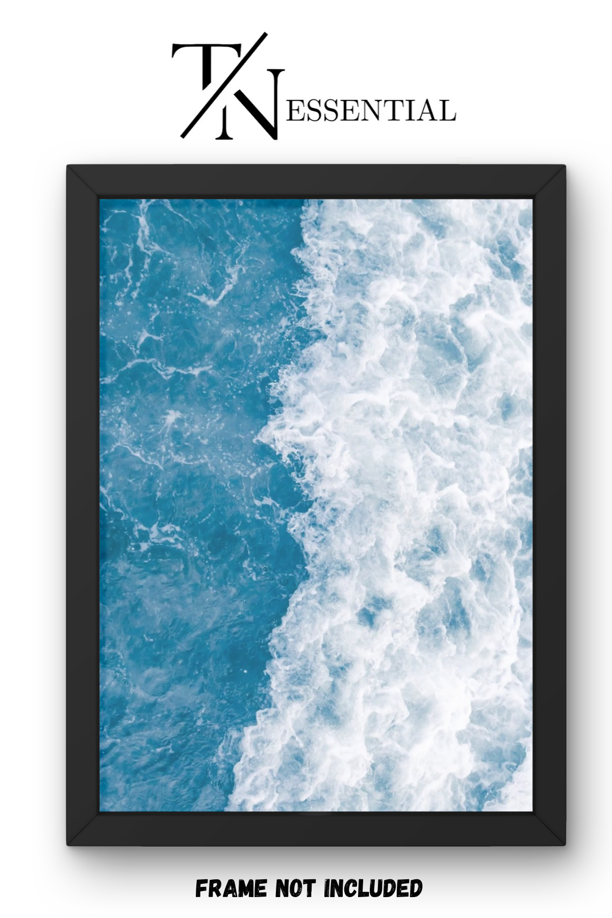 OCEAN FOAM RUSH CANVAS POSTER
