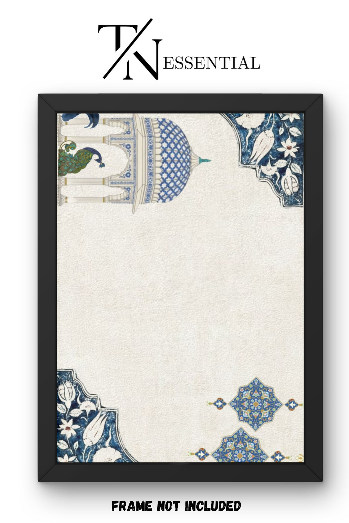 ISLAMIC TILE FRAME CANVAS POSTER