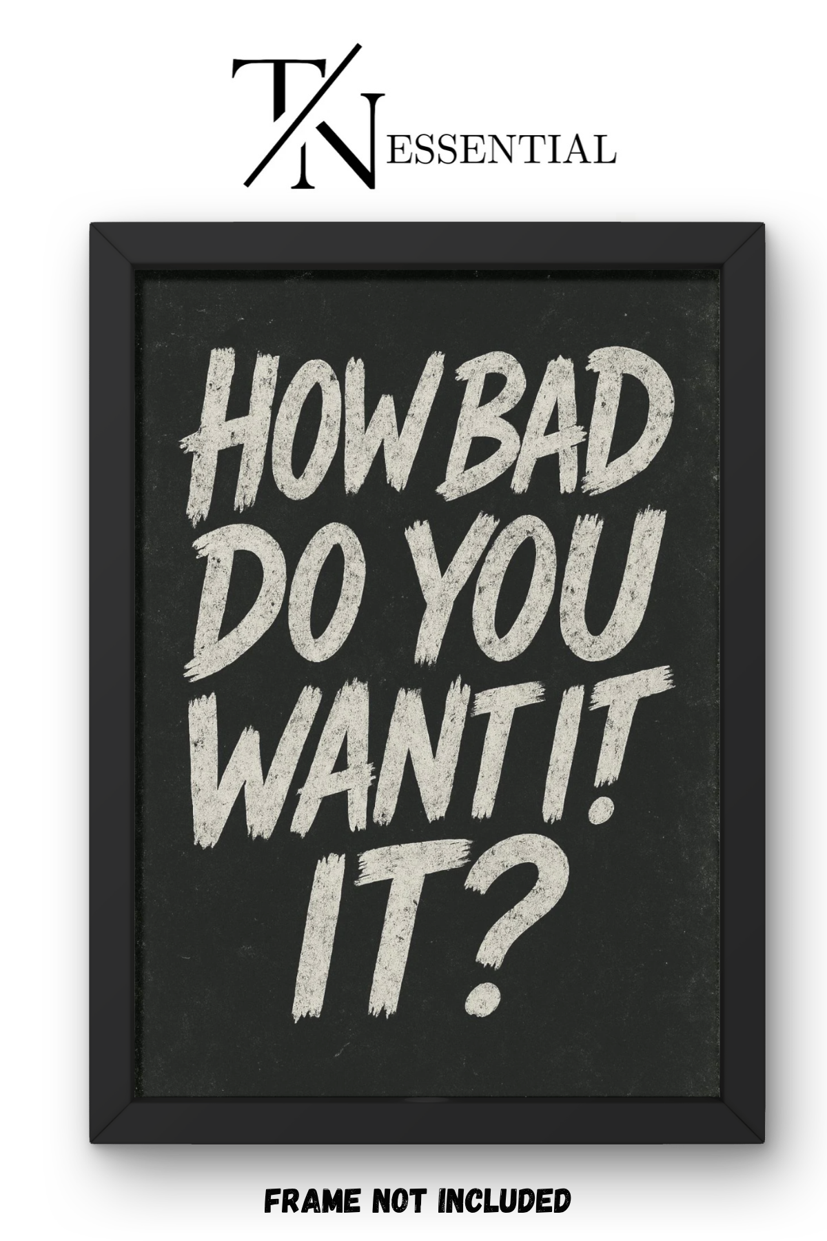 HUNGER FOR SUCCESS CANVAS POSTER