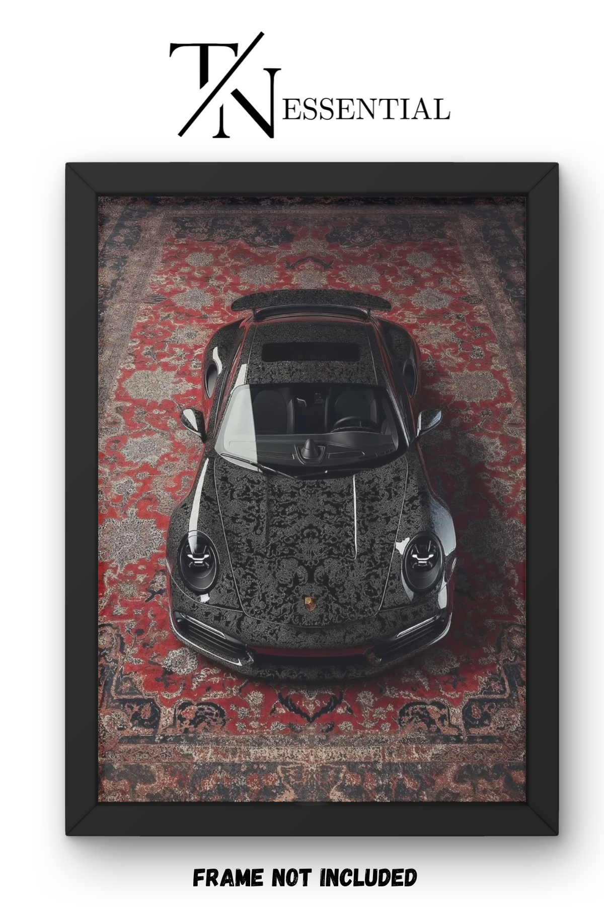 LUXURY PORSCHE RUG CANVAS POSTER