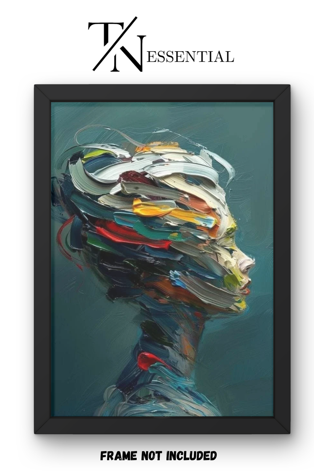 COLORFUL MIND PORTRAIT CANVAS POSTER