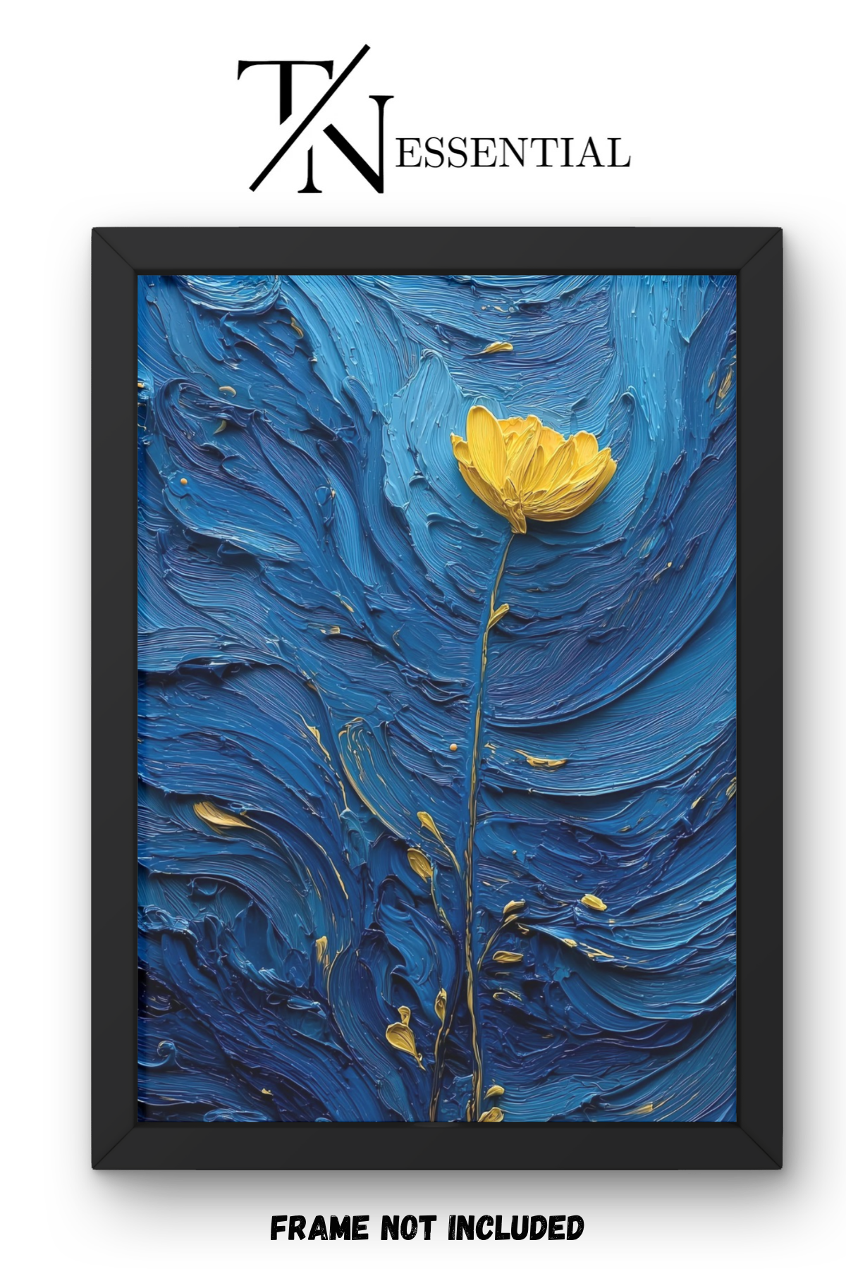 VAN GOGH STYLE FLORAL CANVAS POSTER