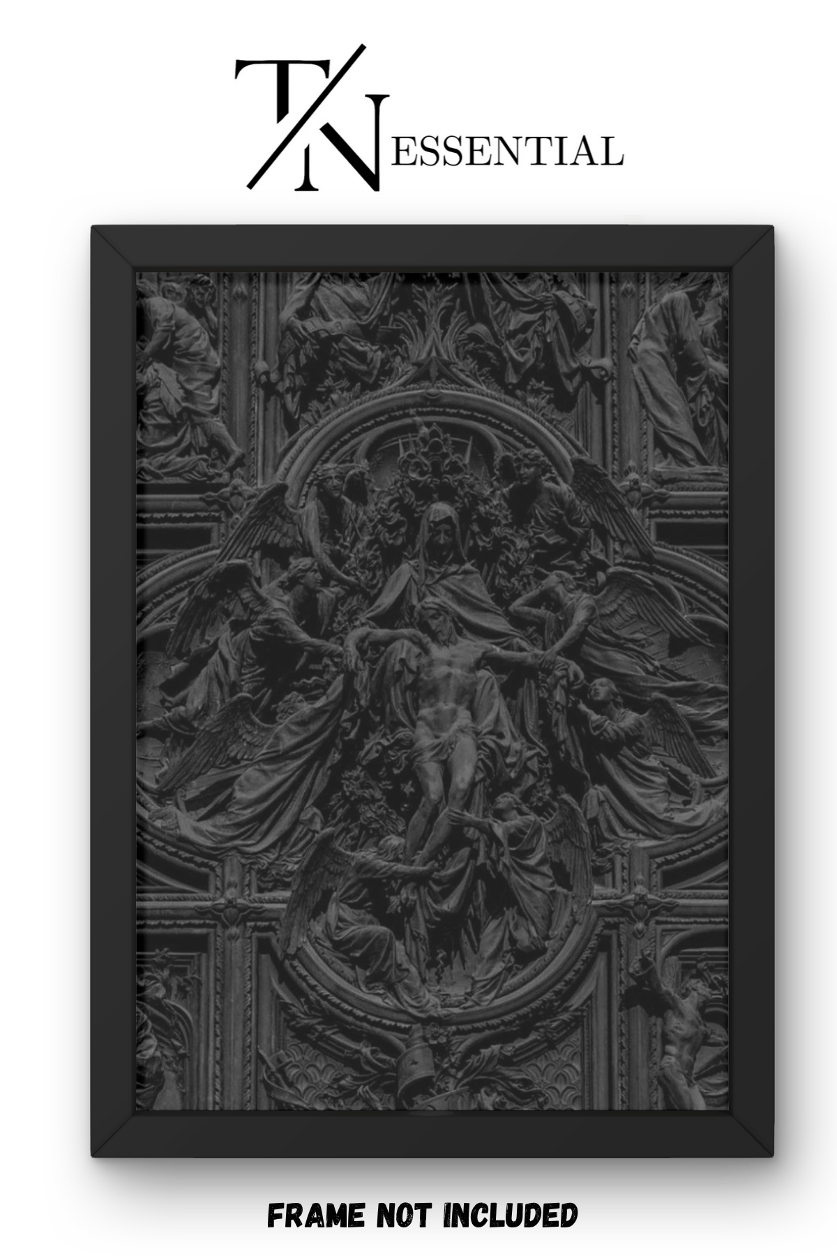 GOTHIC CATHEDRAL DETAIL CANVAS POSTER