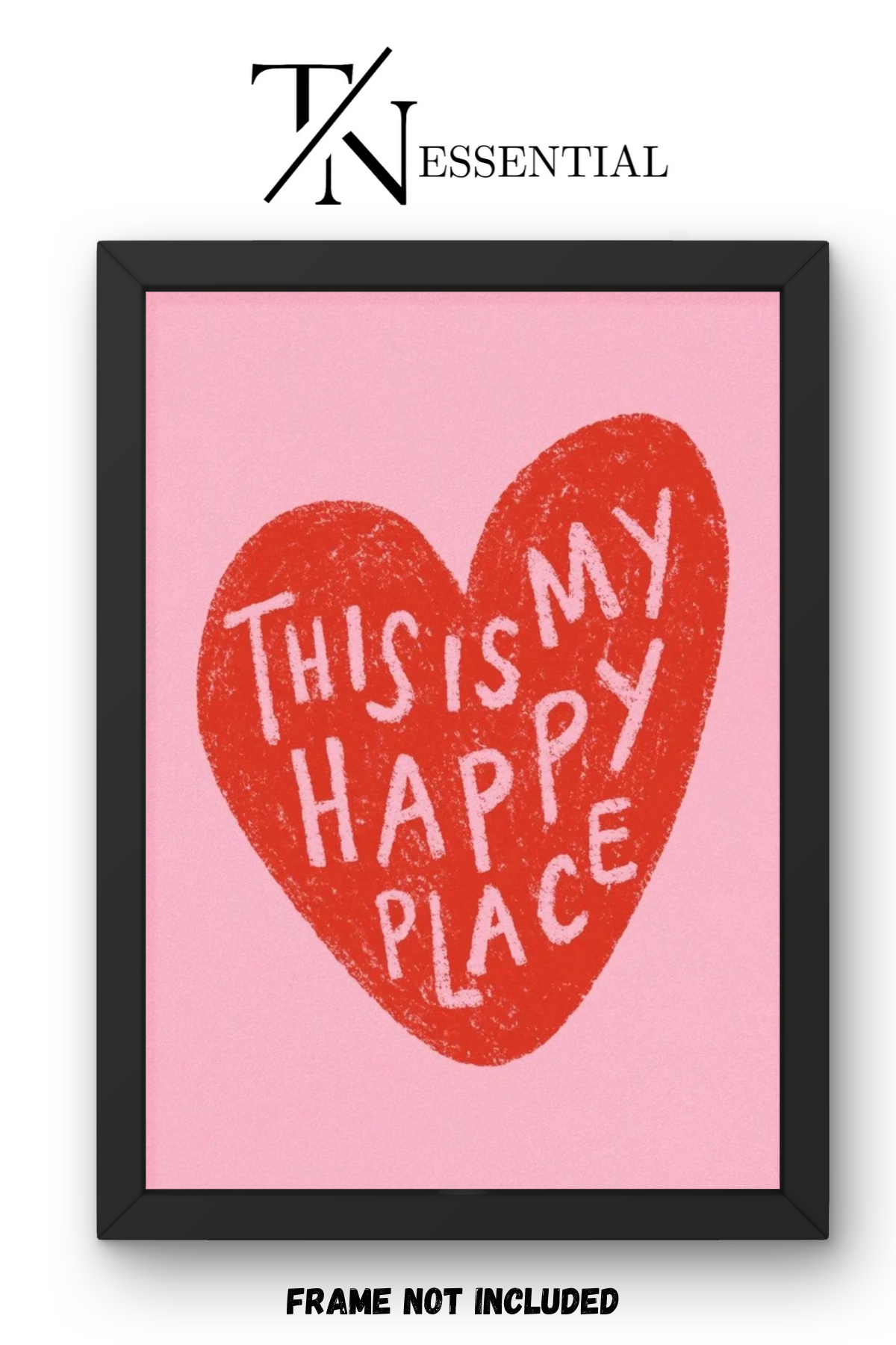 LOVE YOUR SPACE AESTHETIC CANVAS POSTER