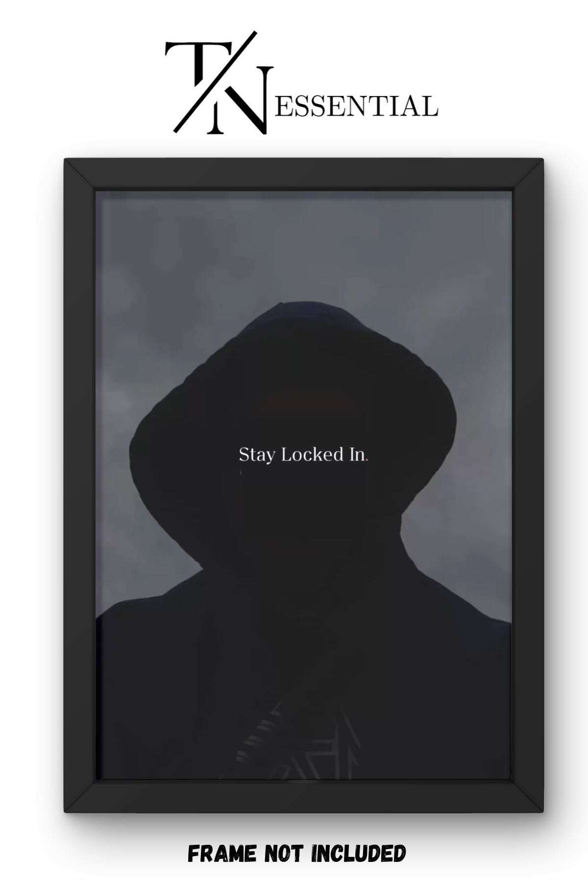 LOCKED IN SUCCESS MOTIVATION CANVAS POSTER