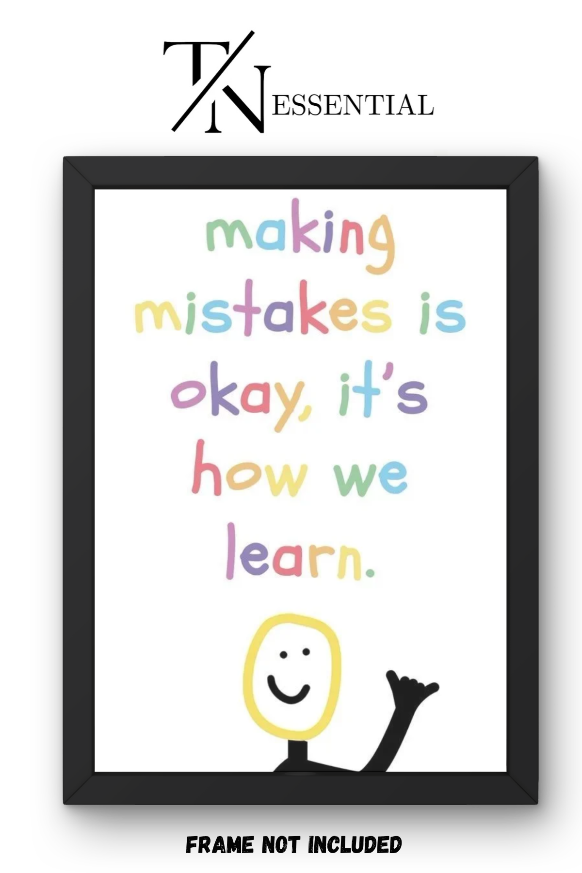 CLASSROOM GROWTH MINDSET CANVAS POSTER