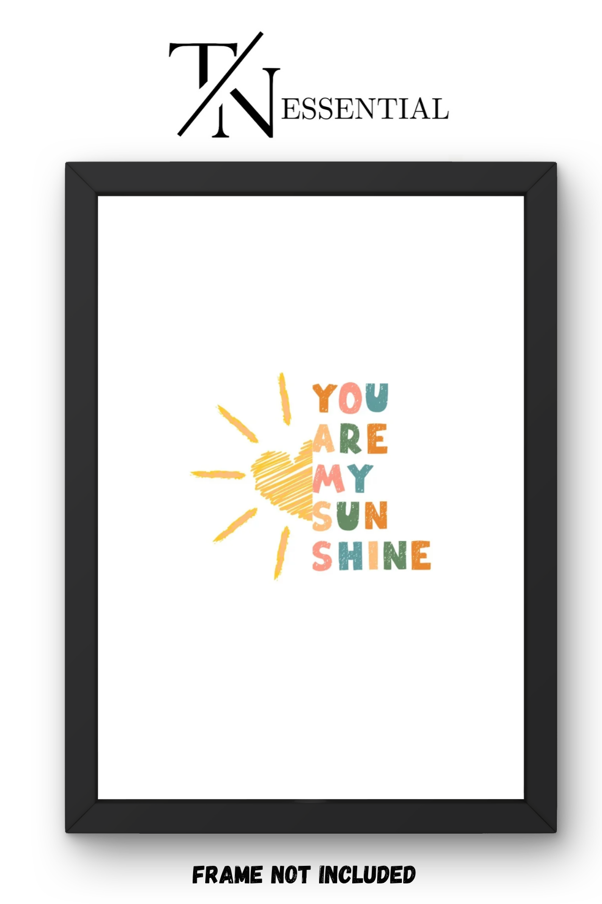 CHEERFUL NURSERY WALL CANVAS POSTER