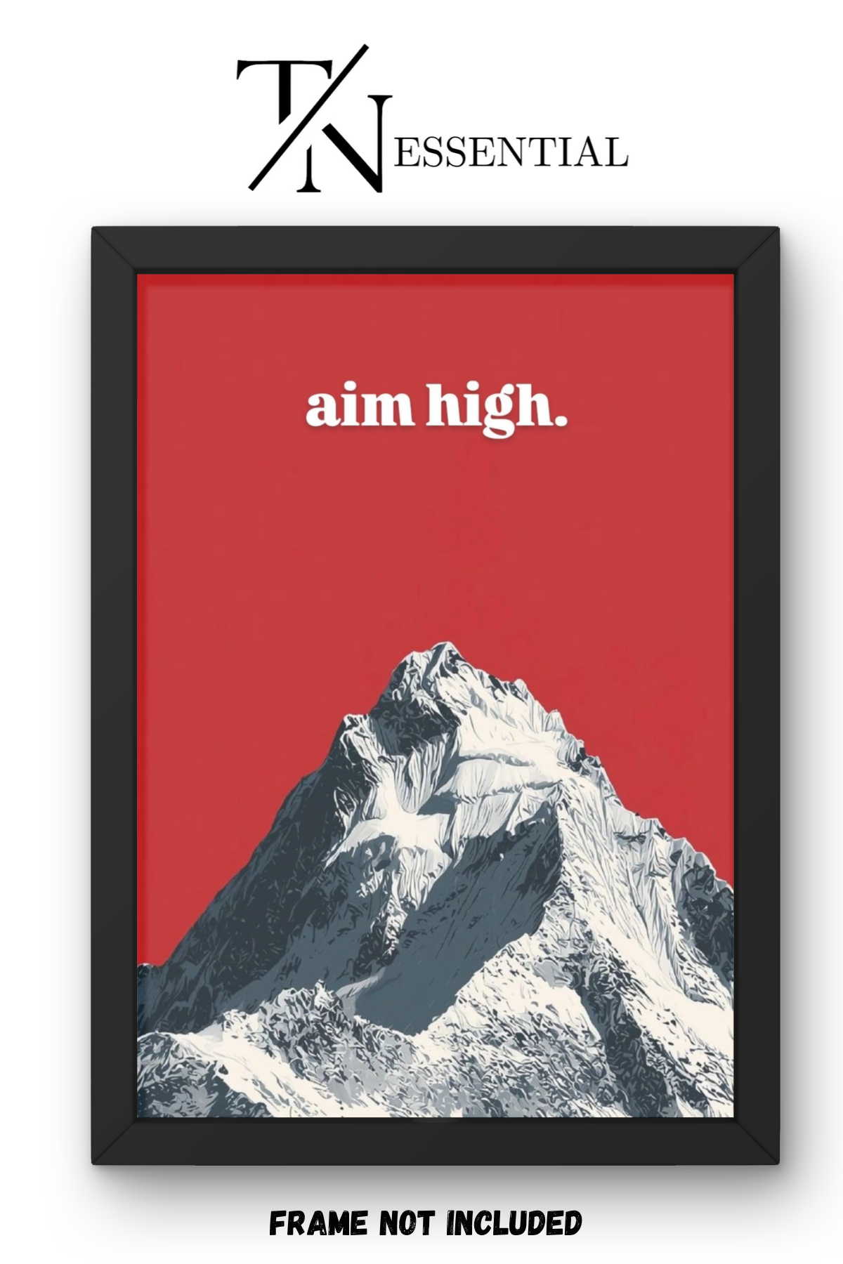 CLIMB HIGH SUCCESS MOTIVATION CANVAS POSTER