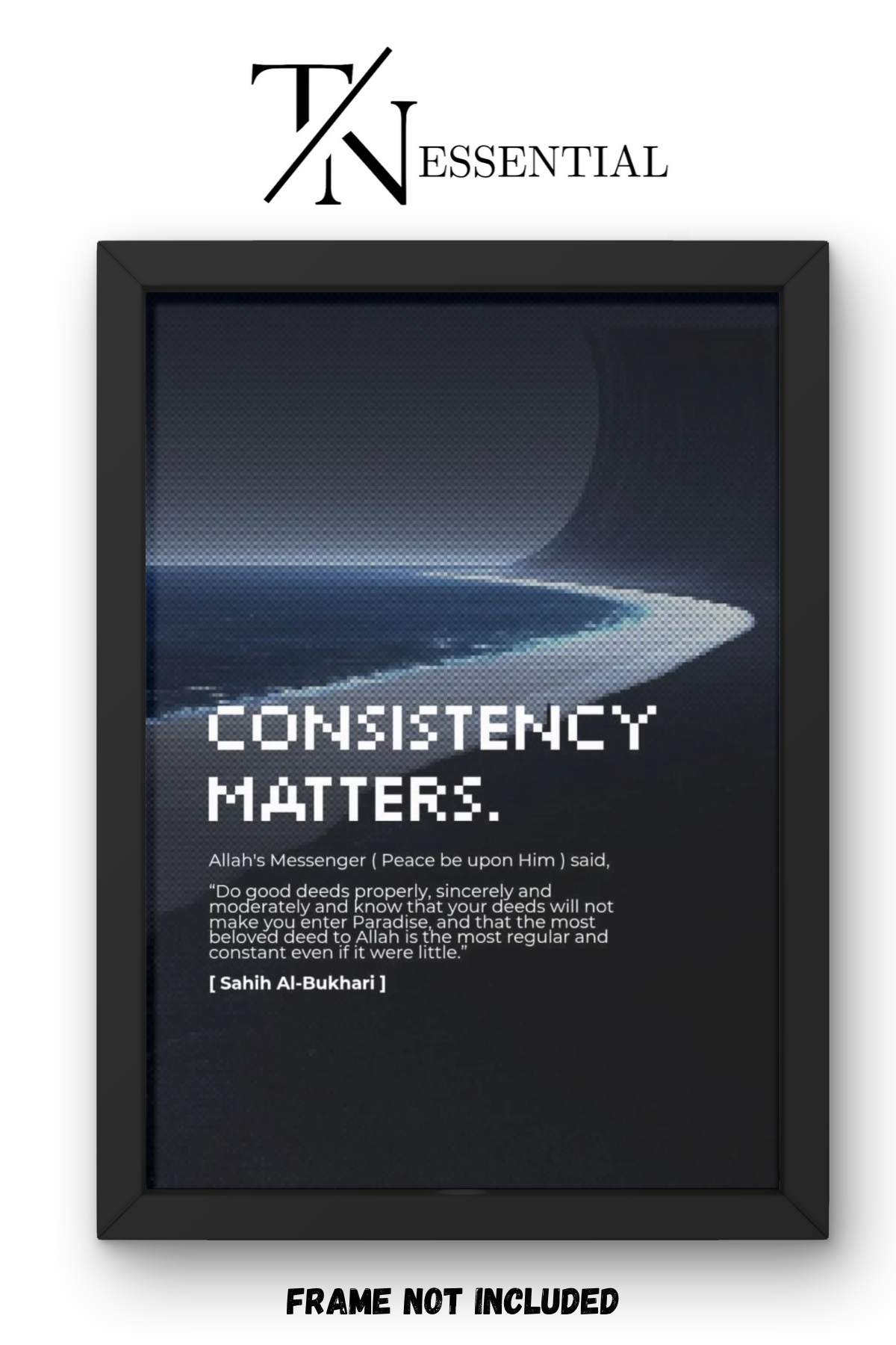 CONSISTENCY MATTERS ISLAMIC CANVAS POSTER