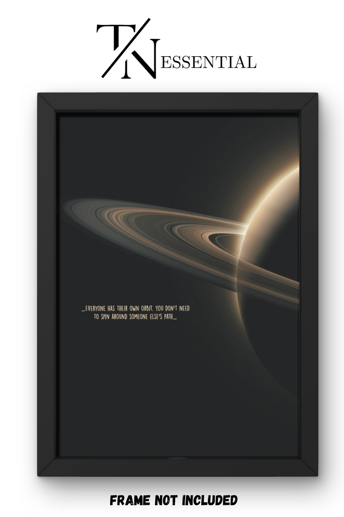COSMIC SELF GROWTH QUOTE CANVAS POSTER