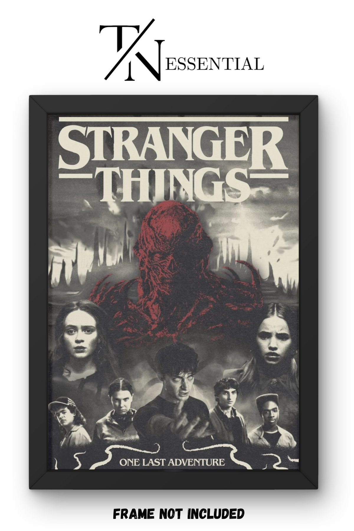 STRANGER THINGS ONE LAST ADVENTURE CANVAS POSTER