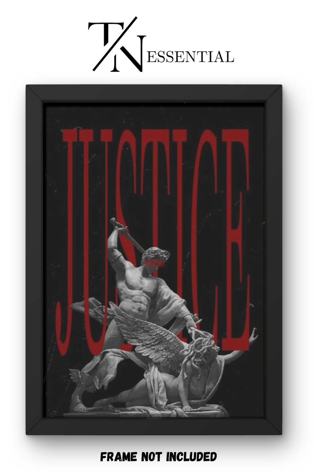 VICTORY OF JUSTICE CLASSICAL ART CANVAS POSTER