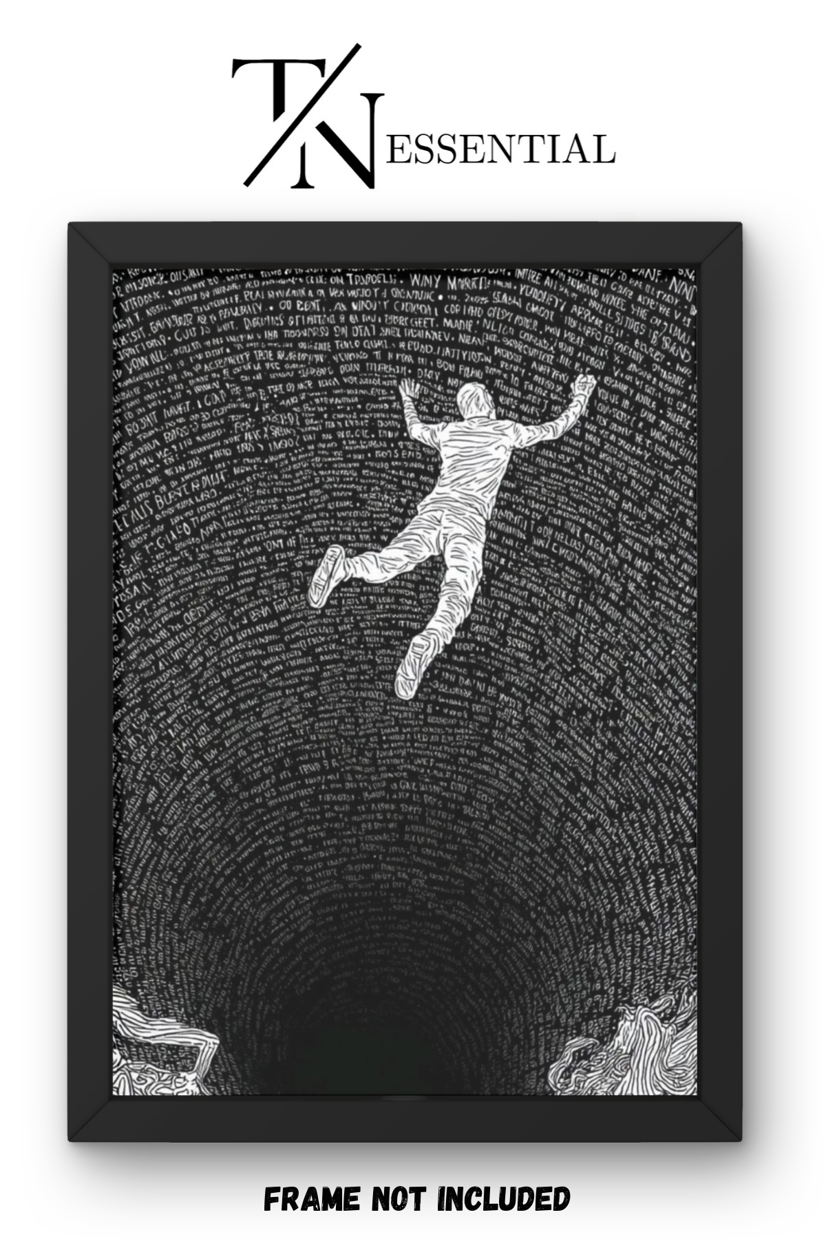 THE RABBIT HOLE OF THOUGHT CANVAS POSTER