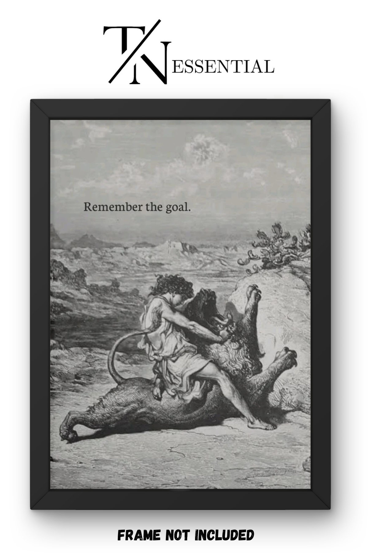 MASTER YOUR INNER BEAST CANVAS POSTER