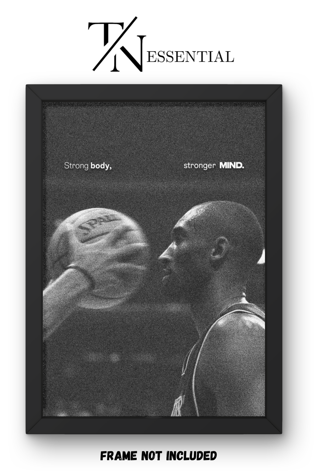 MAMBA MENTALITY MOTIVATION CANVAS POSTER