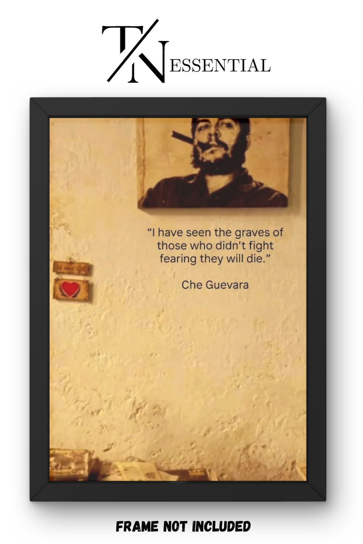 CHE GUEVARA REVOLUTION QUOTE CANVAS POSTER