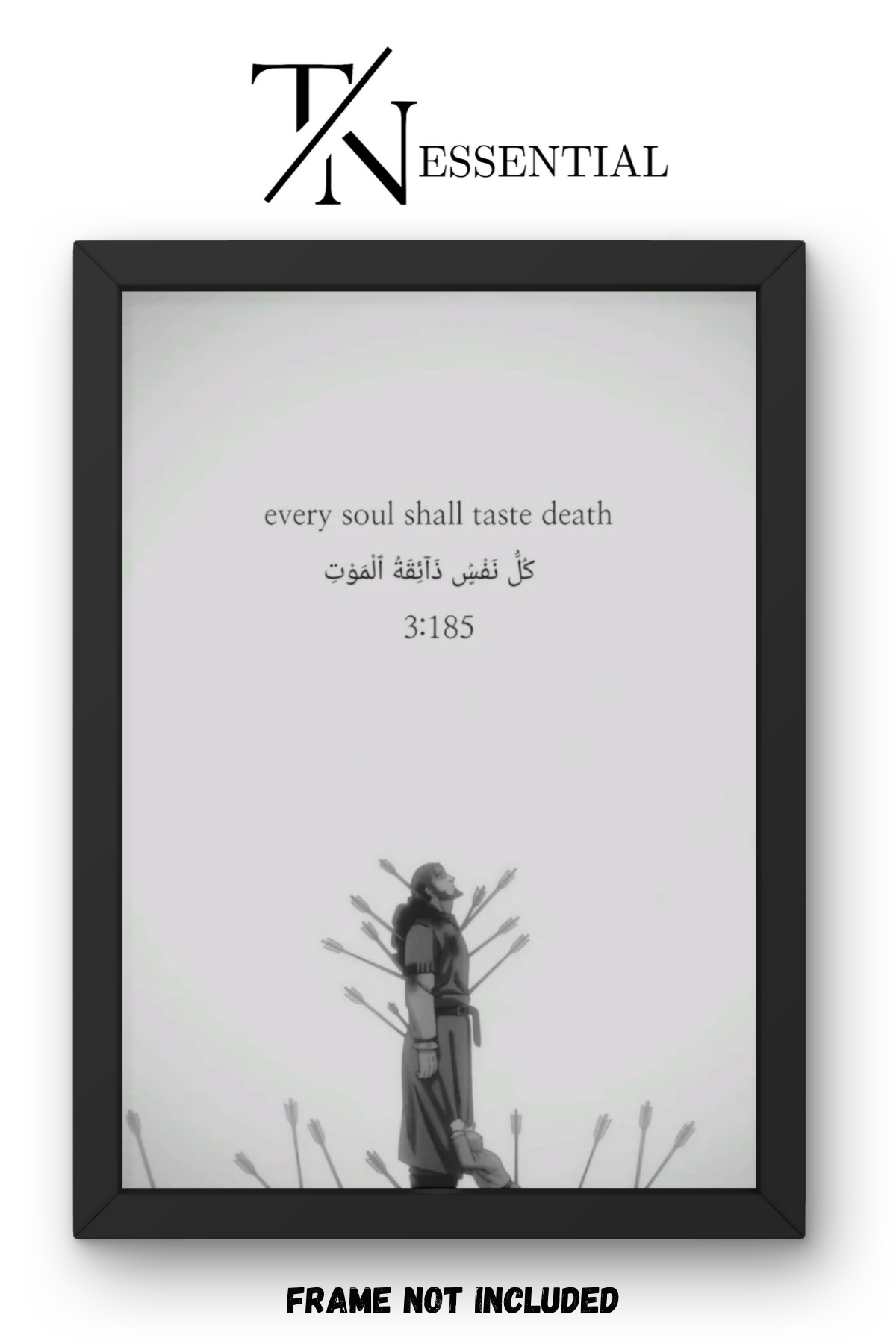 ISLAMIC MORTALITY QUOTE CANVAS POSTER