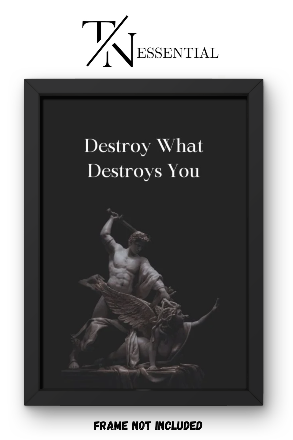 DARK CLASSICAL MOTIVATION CANVAS POSTER