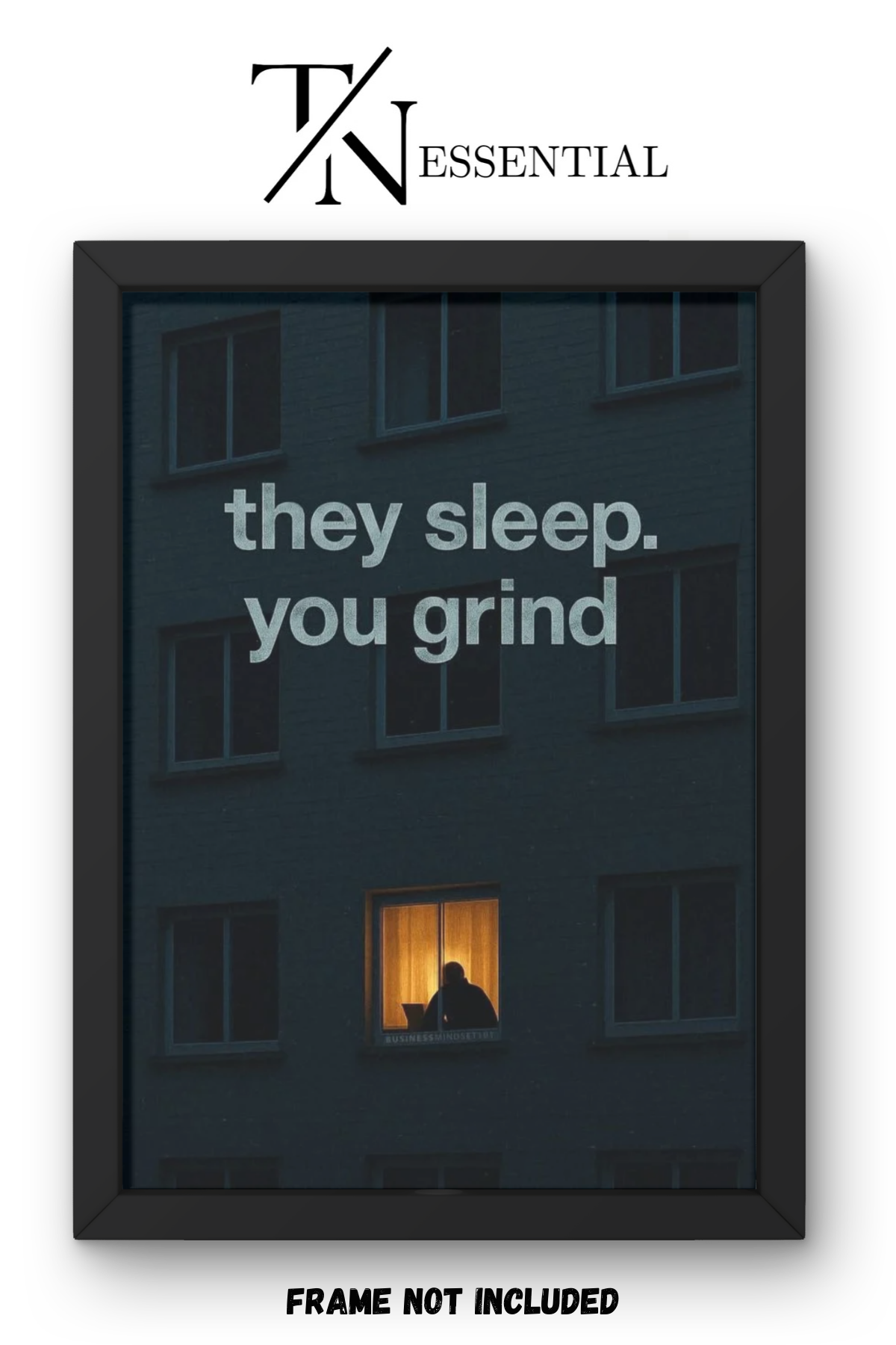 LATE NIGHT SUCCESS CANVAS POSTER
