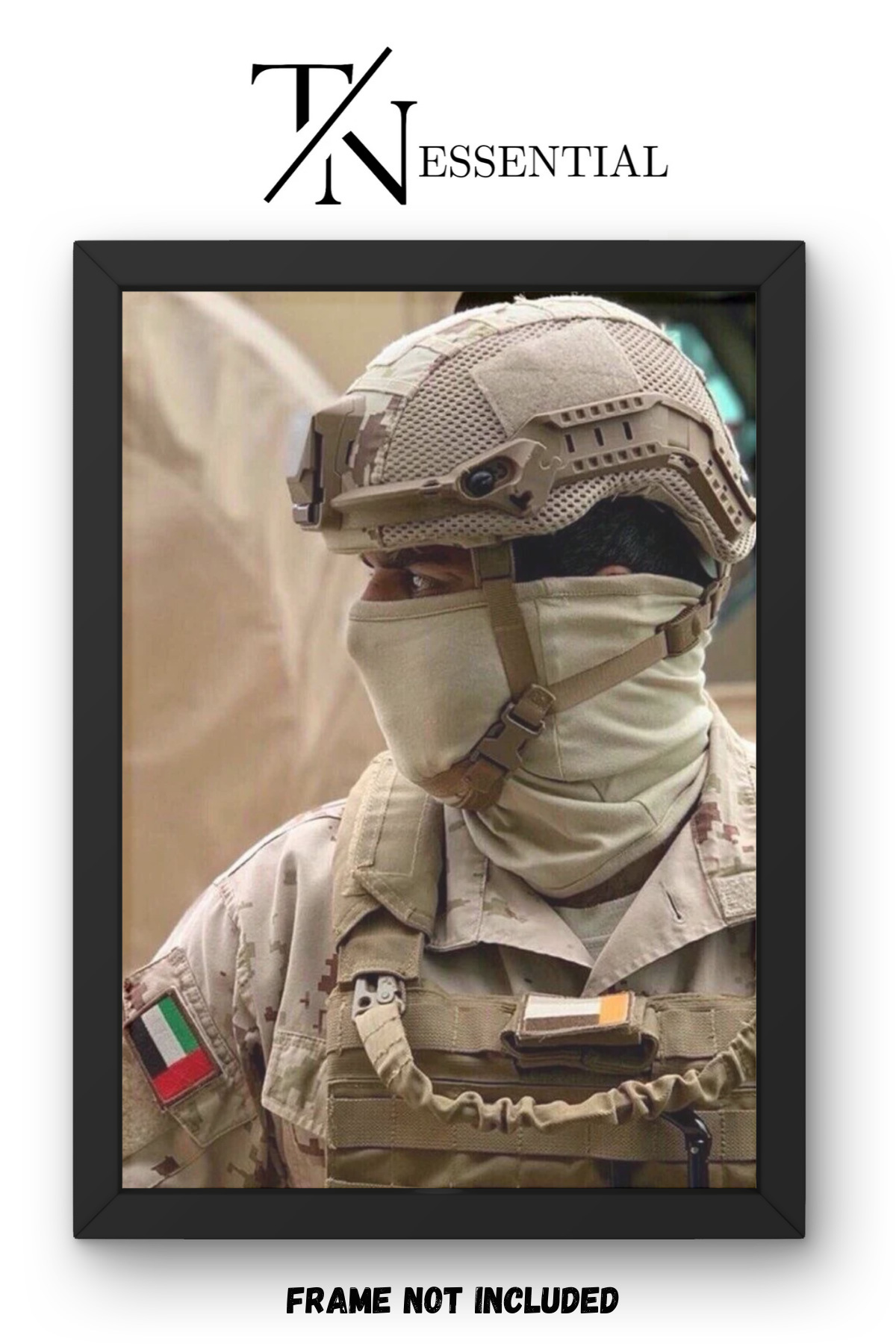 UAE SPECIAL FORCES DESERT DEFENDER CANVAS POSTER