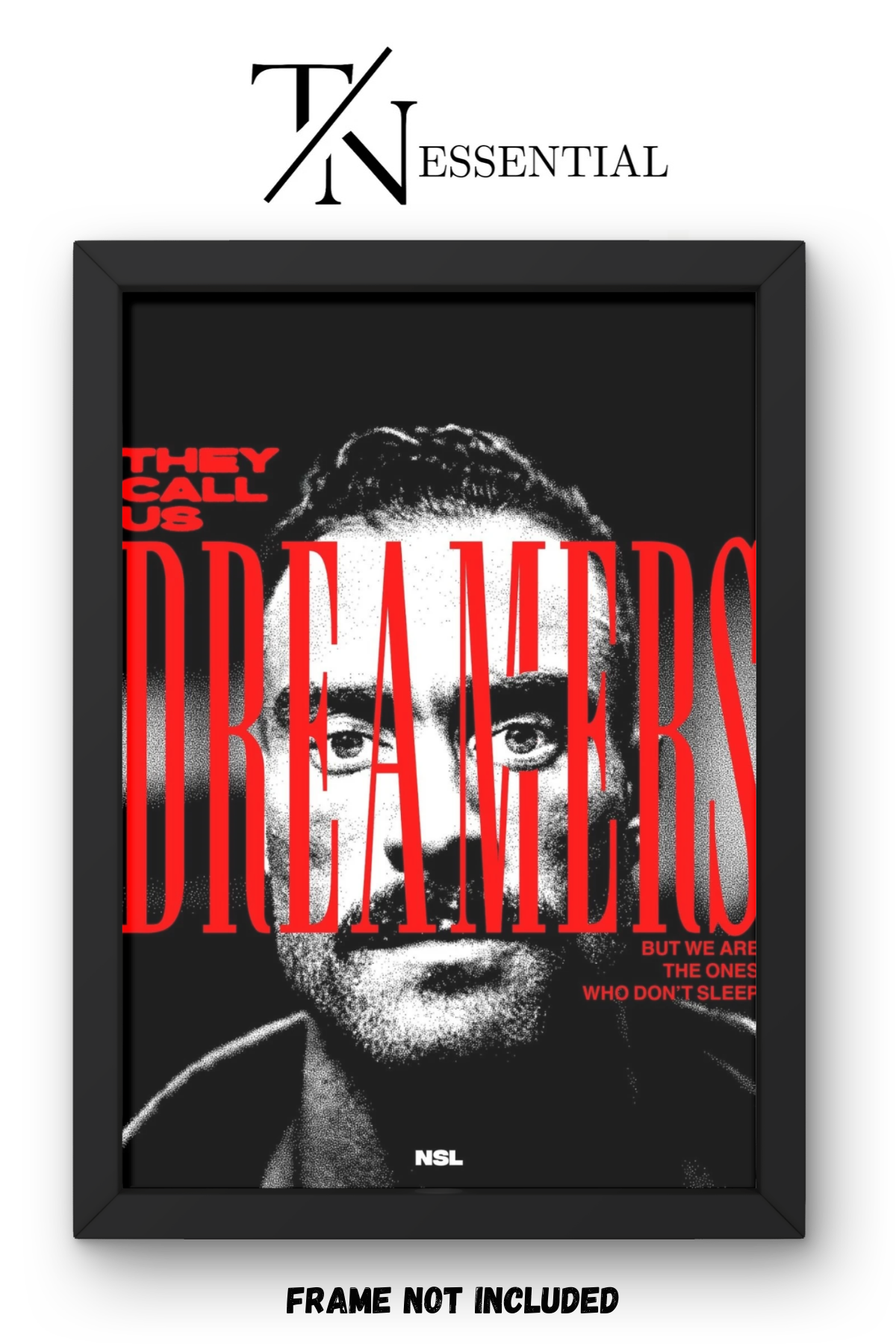 They Call Us Dreamers Motivation Quote Canvas Poster