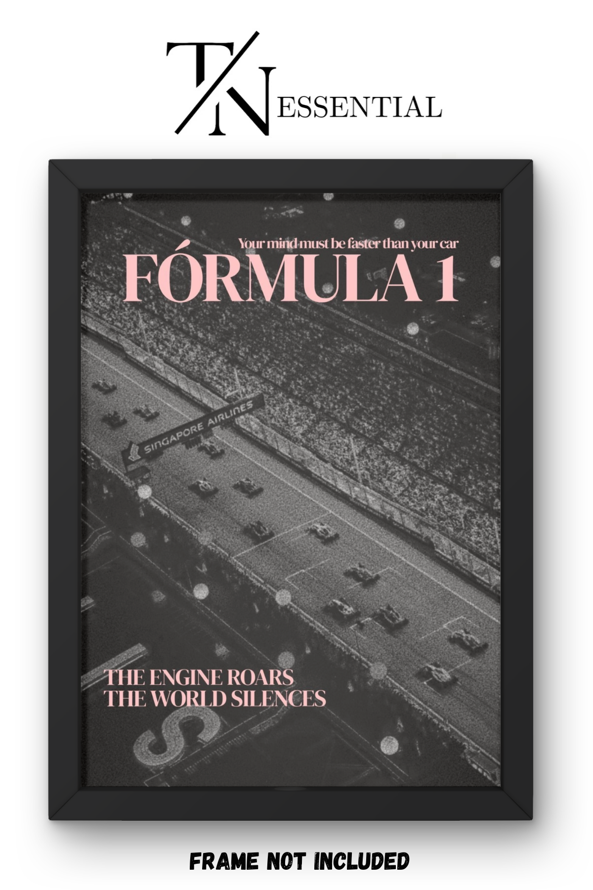 FORMULA 1 NIGHT RACE SINGAPORE GRAND PRIX ELITE SPEED CANVAS POSTER