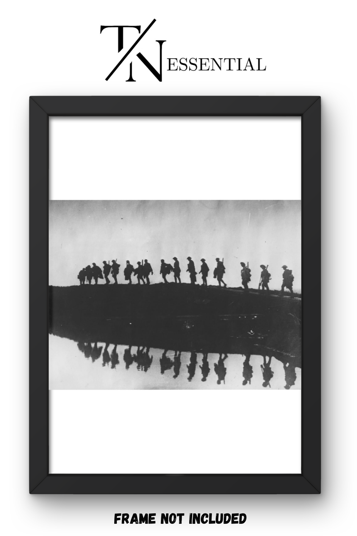 BROTHERS IN ARMS SILENT MARCH THROUGH HISTORY CANVAS POSTER