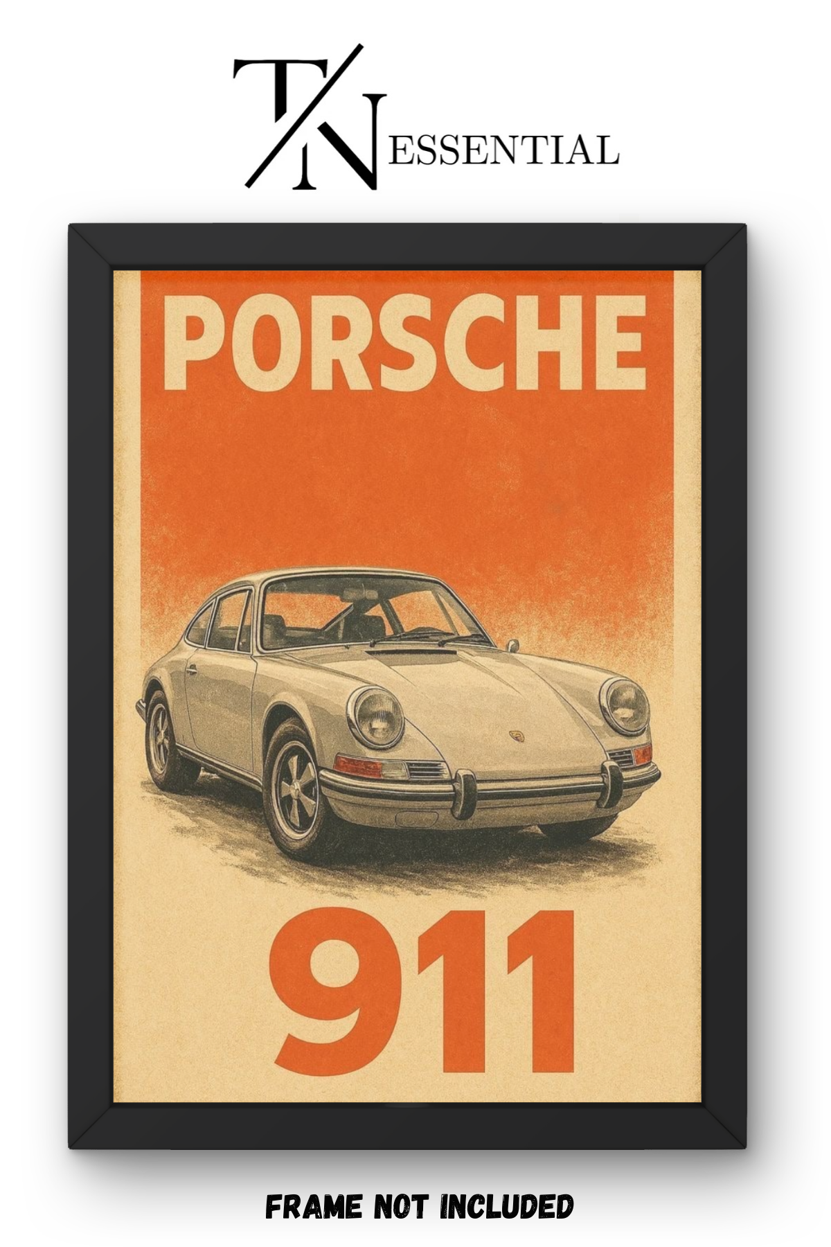 PORSCHE 911 ICONIC SPORTS LEGEND CANVAS POSTER