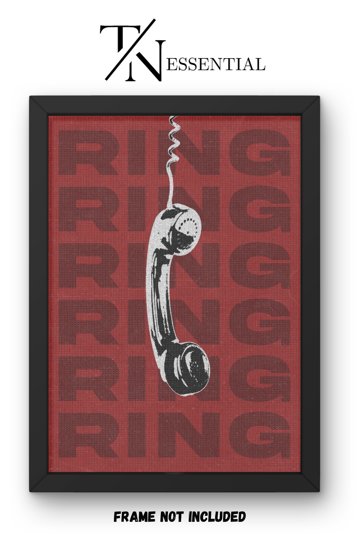 CLASSIC TELEPHONE RETRO DESIGN CANVAS POSTER