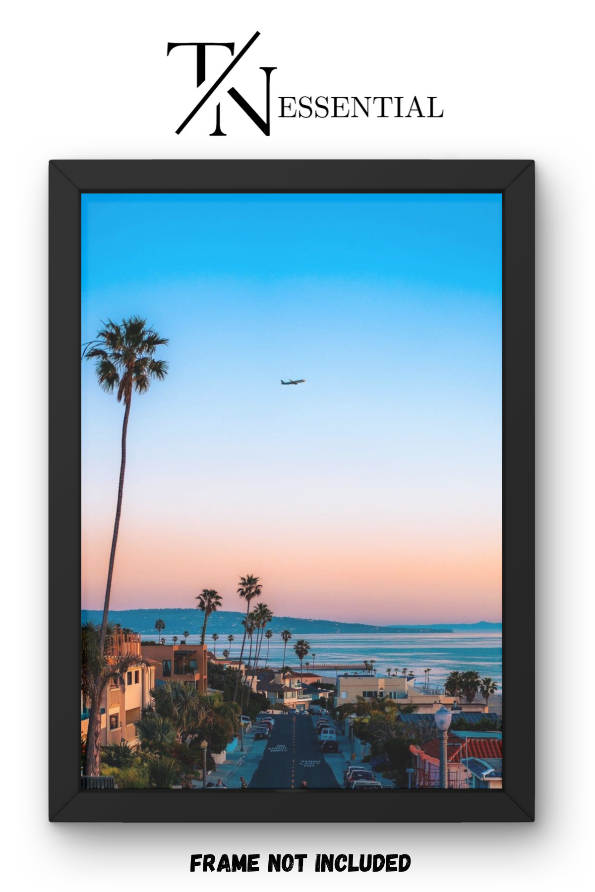 PALM BEACH OCEAN VIEW SUNSET CANVAS POSTER