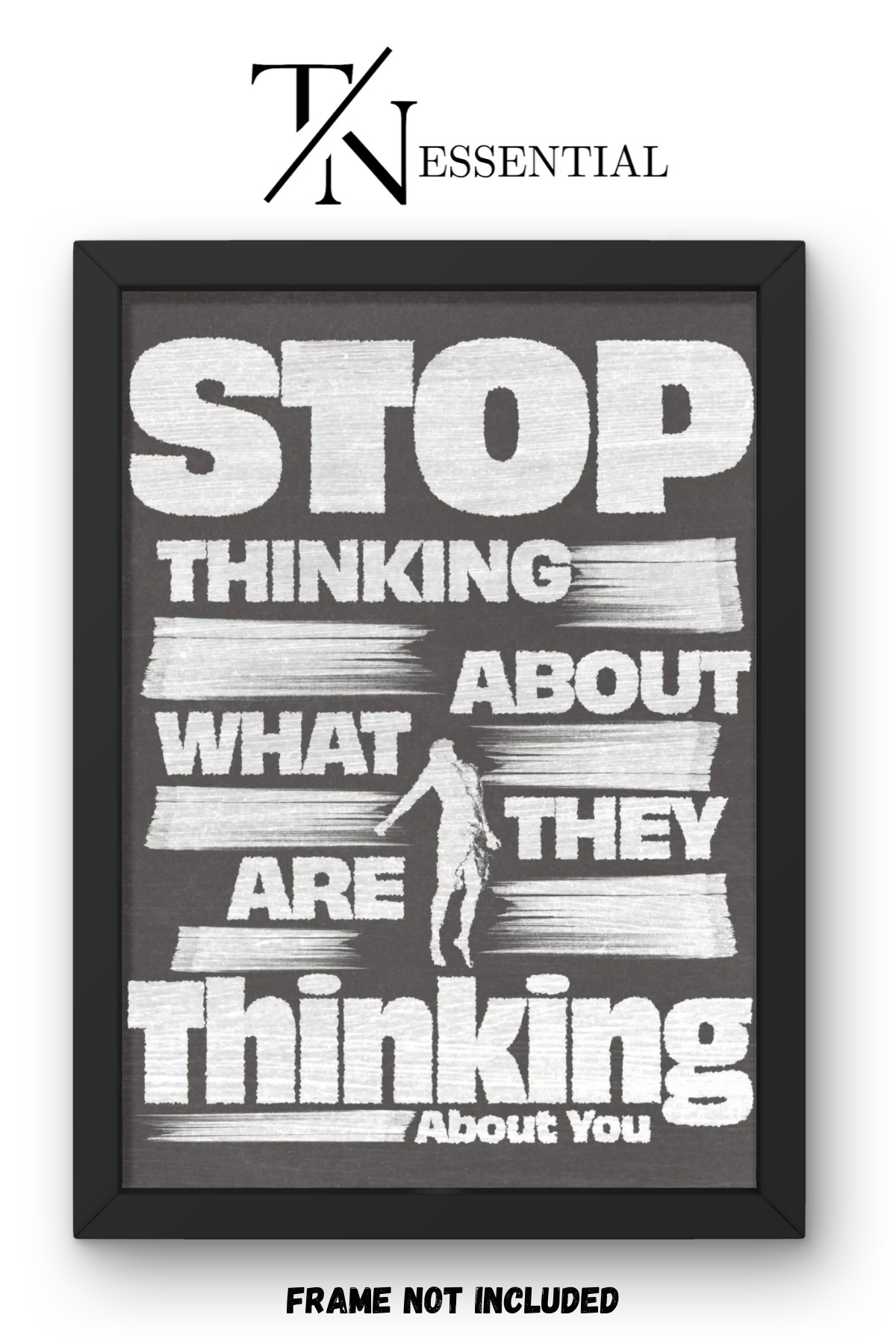 SELF CONFIDENCE MINDSET QUOTE CANVAS POSTER