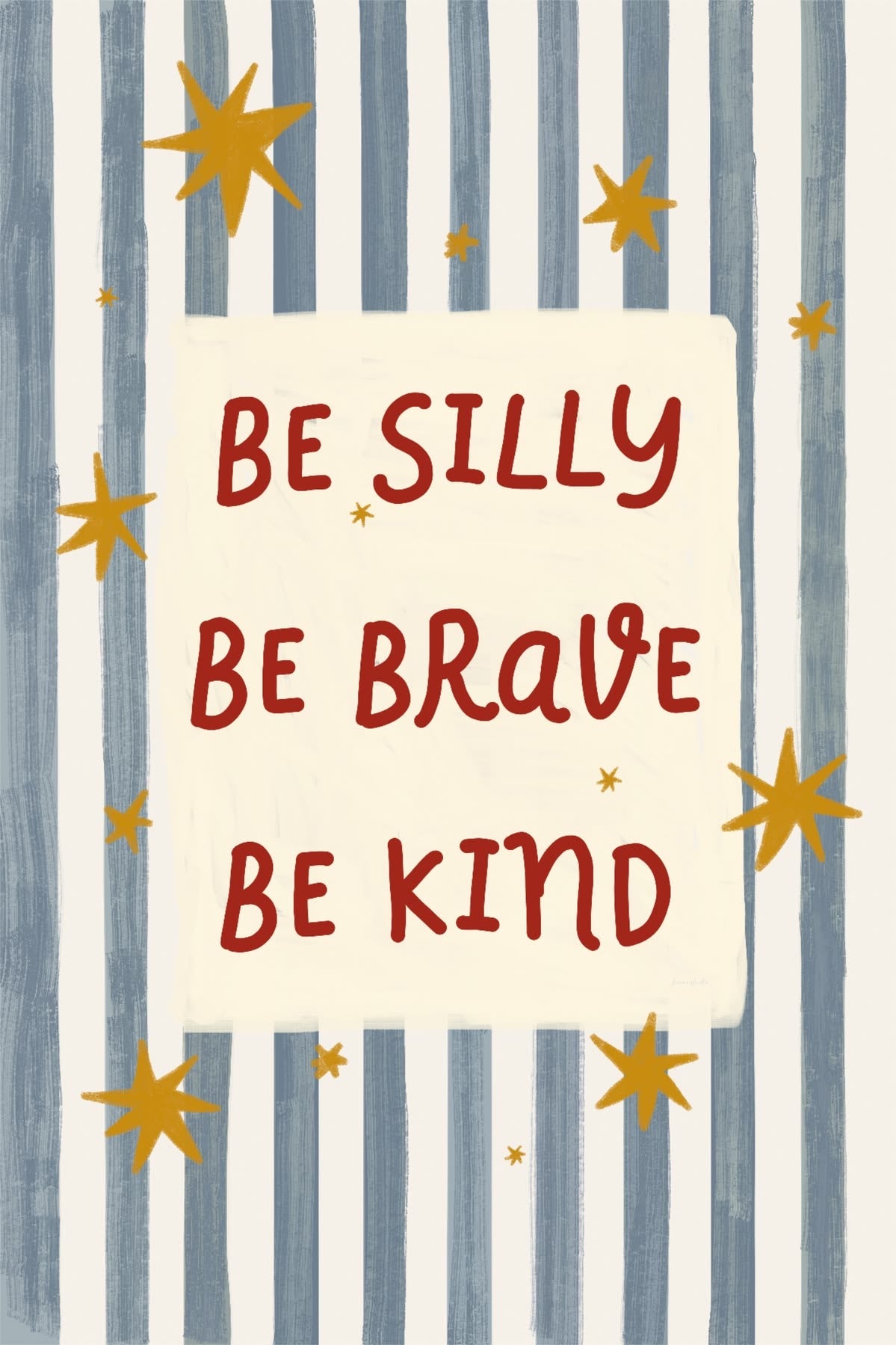 PLAYFUL MOTIVATIONAL QUOTE CANVAS POSTER