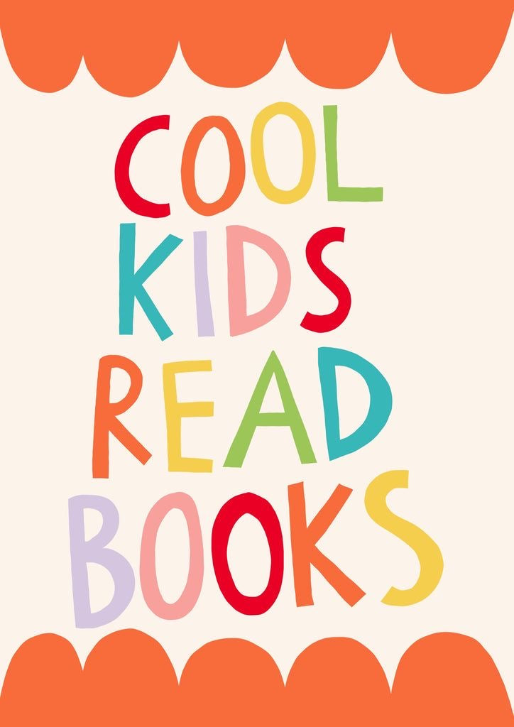 BOOK LOVER NURSERY CANVAS POSTER