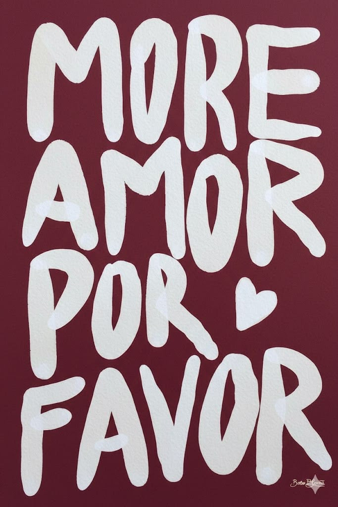 SPANISH LOVE QUOTE CANVAS POSTER