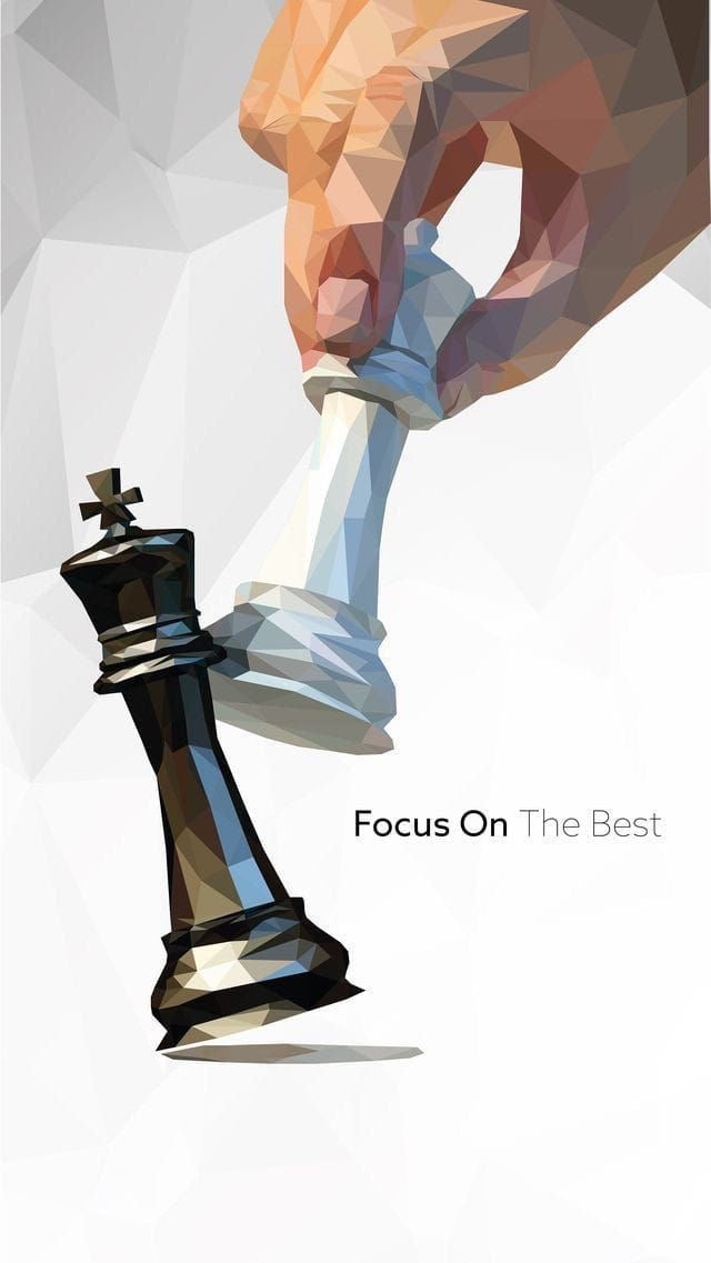 CHESS STRATEGY MOTIVATION CANVAS POSTER