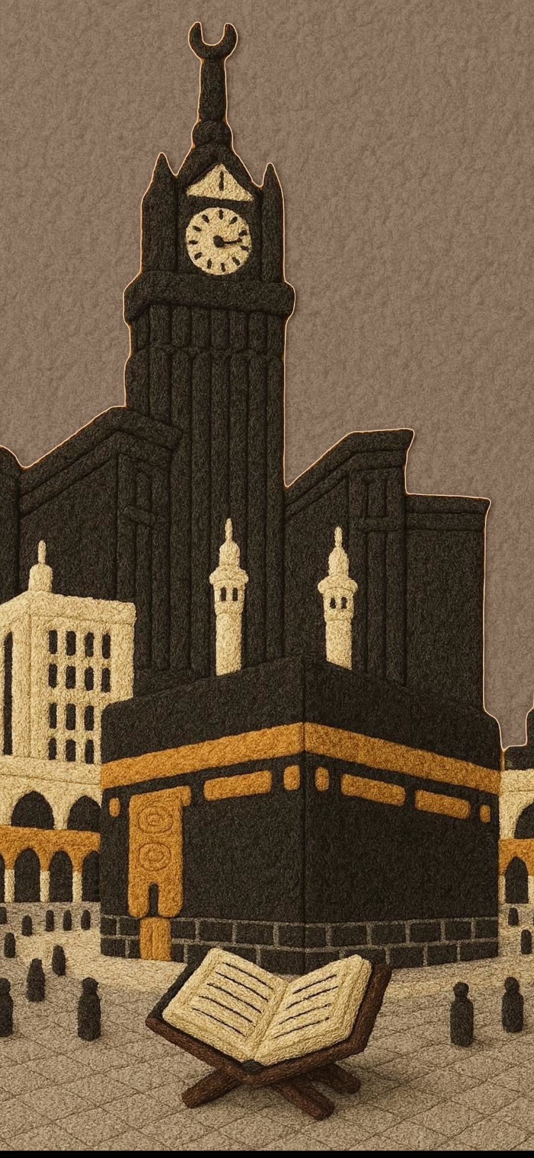 HOLY MAKKAH ISLAMIC CANVAS POSTER