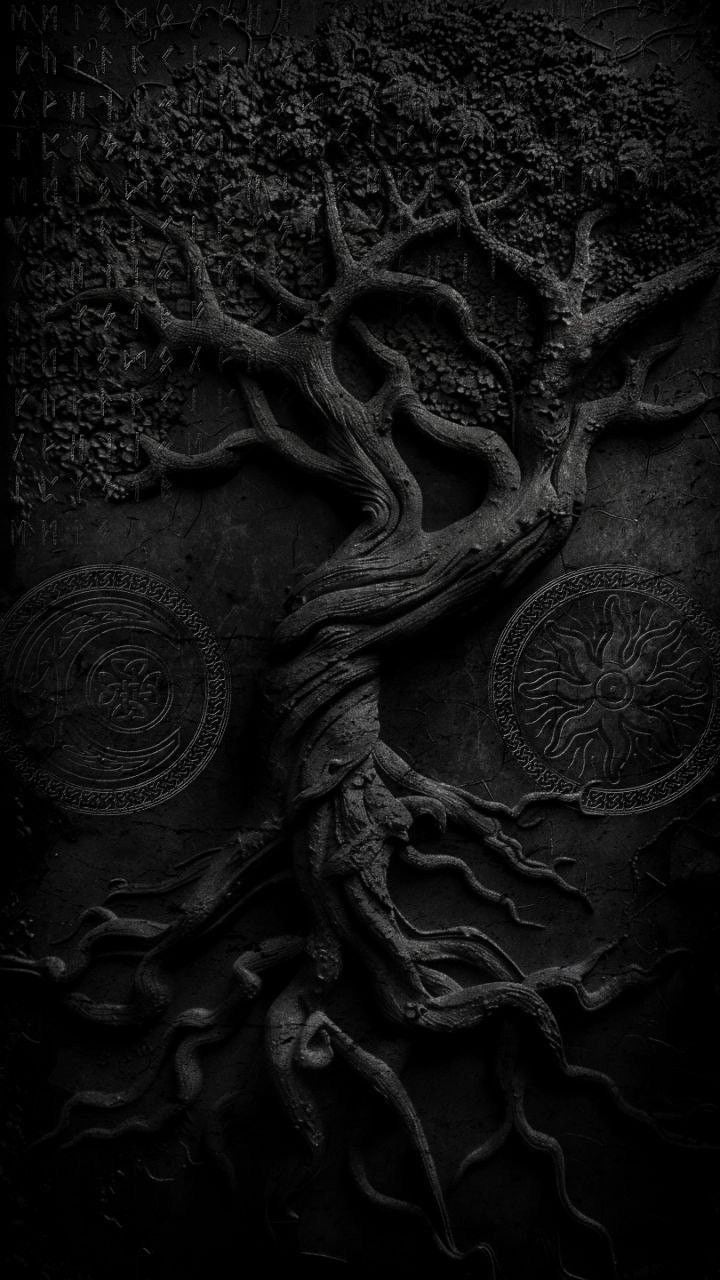 DARK TREE OF POWER CANVAS POSTER