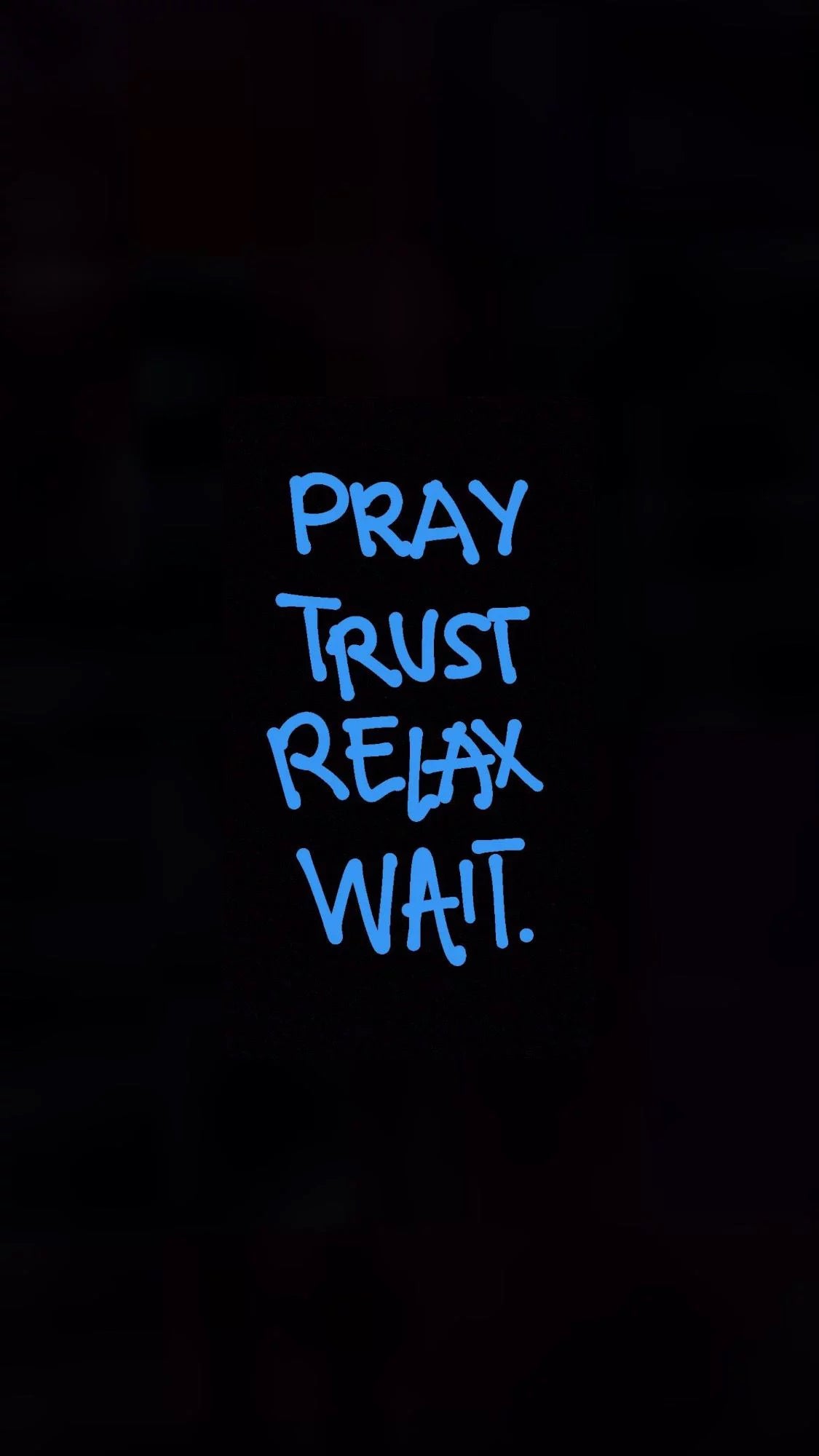 TRUST THE TIMING CANVAS POSTER