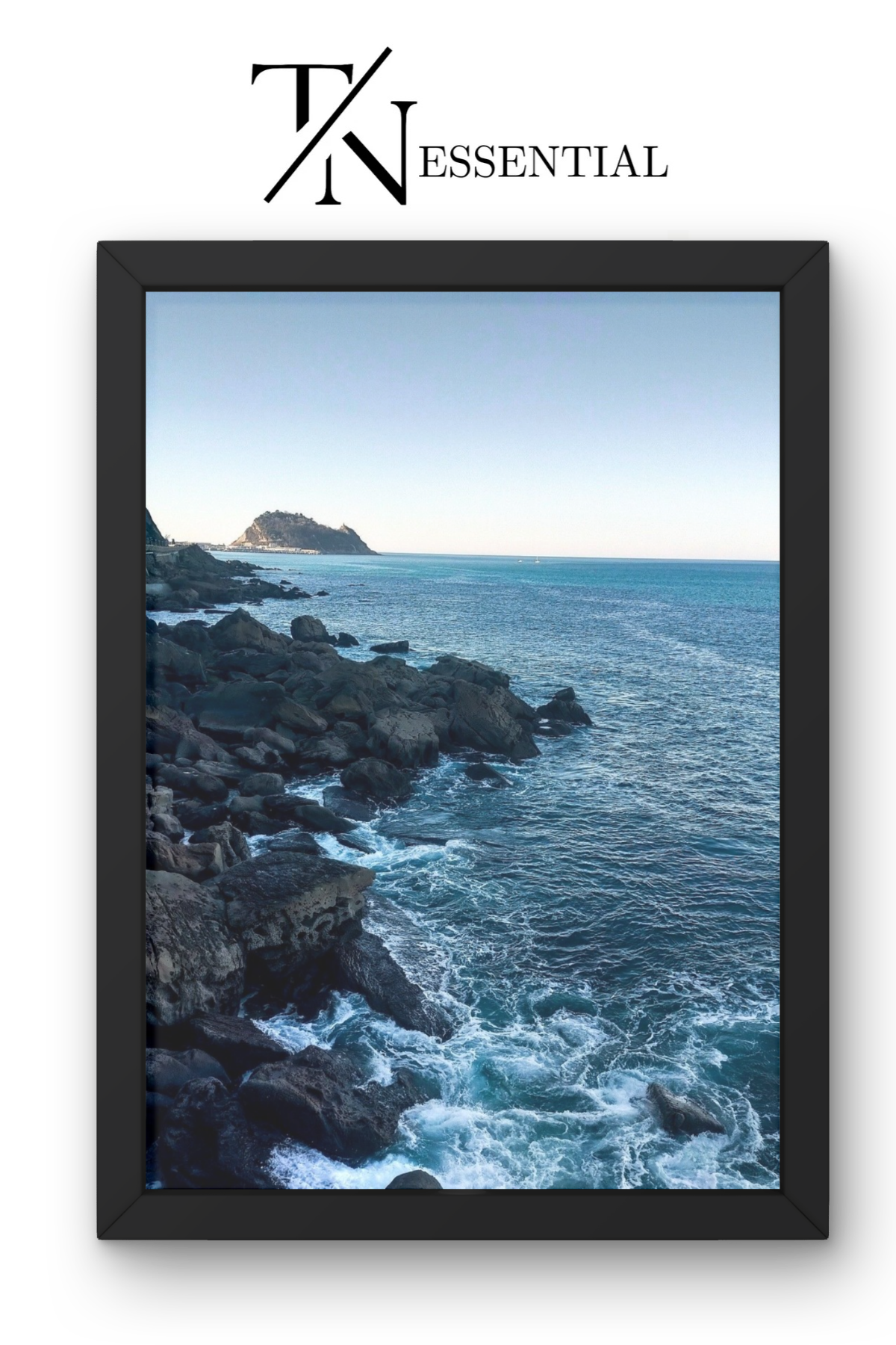 AESTHETIC BEACH SHORE CANVAS POSTER
