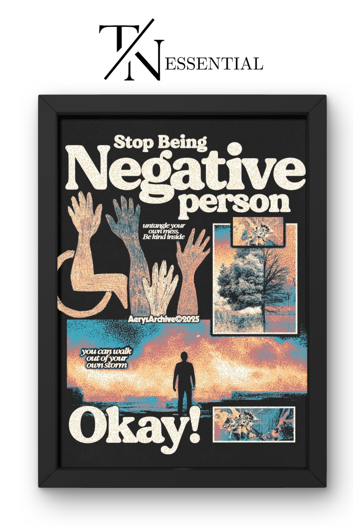 SELF IMPROVEMENT MOTIVATION ART CANVAS POSTER