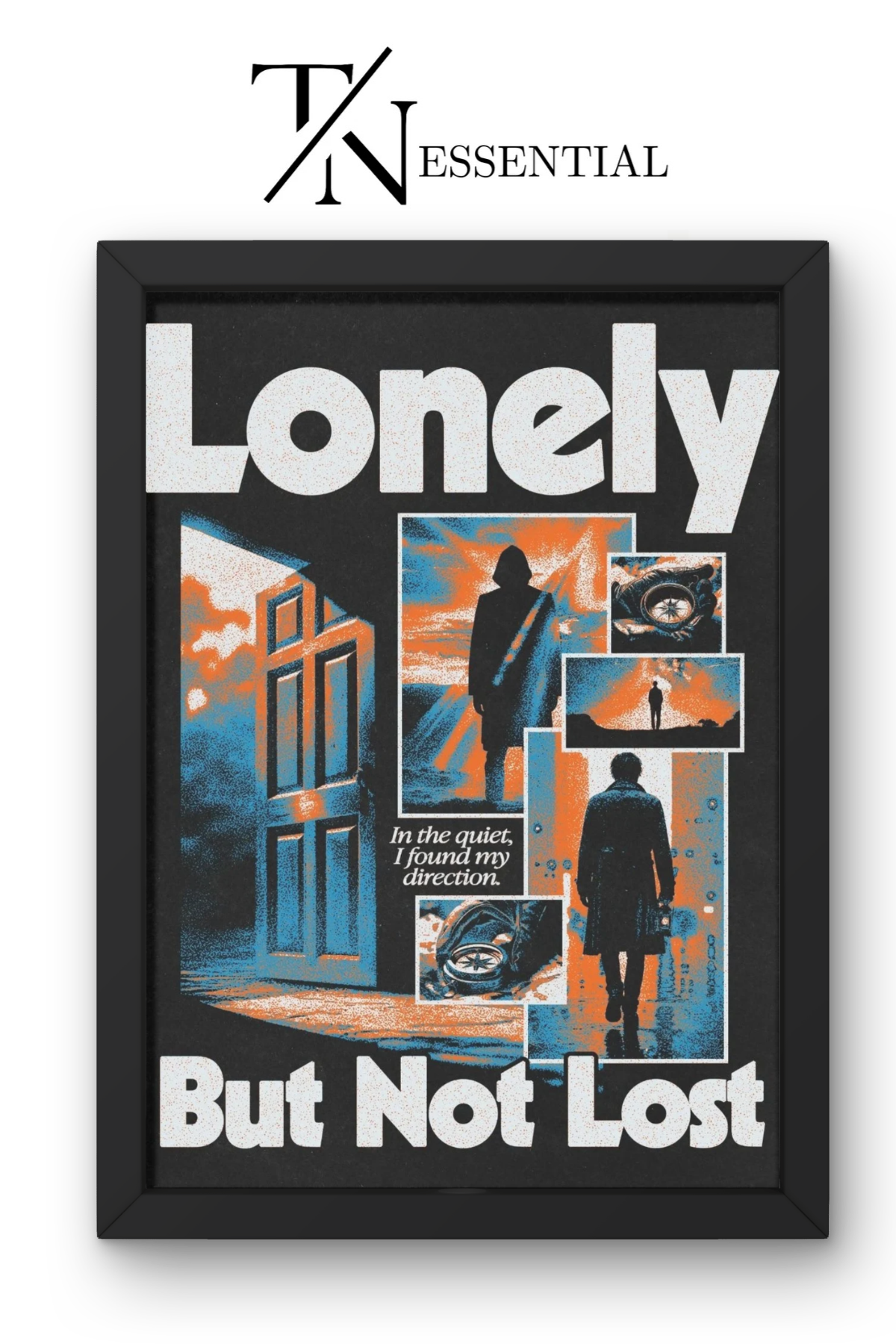 PERSONAL JOURNEY SELF DISCOVERY CANVAS POSTER