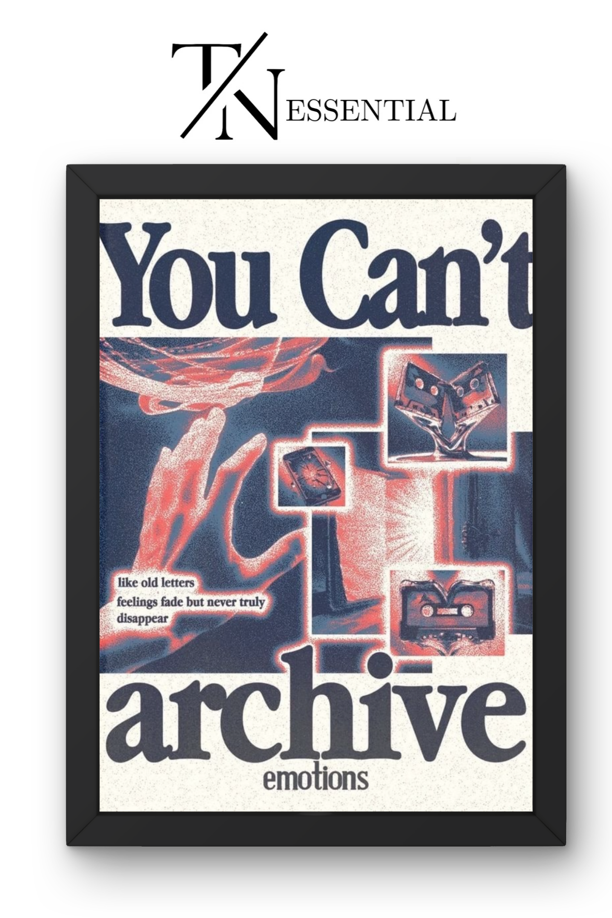 RETRO EMOTIONAL MEMORY CANVAS POSTER
