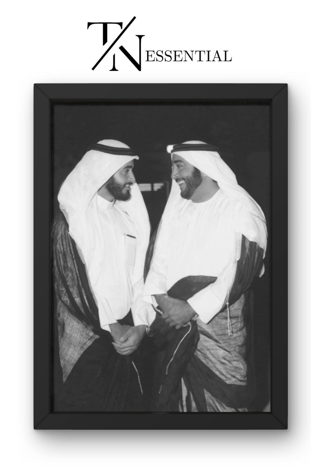 HH SHEIKH ZAYED AND HH SHEIKH RASHID FRIENDSHIP AND UNITY CANVAS POSTER