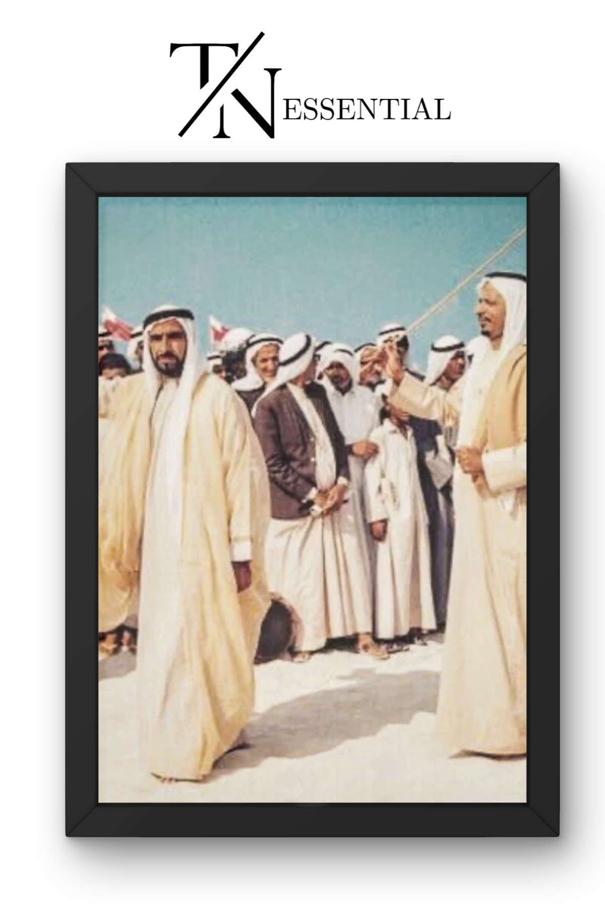 HH SHEIKH ZAYED BIN SULTAN AL NAHYAN UAE HERITAGE CELEBRATION CANVAS POSTER