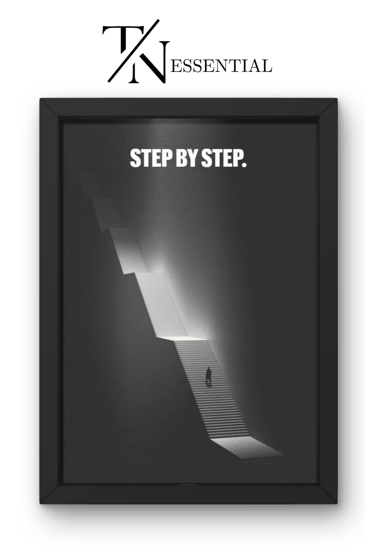 STEP BY STEP CLIMB TO SUCCESS CANVAS POSTER