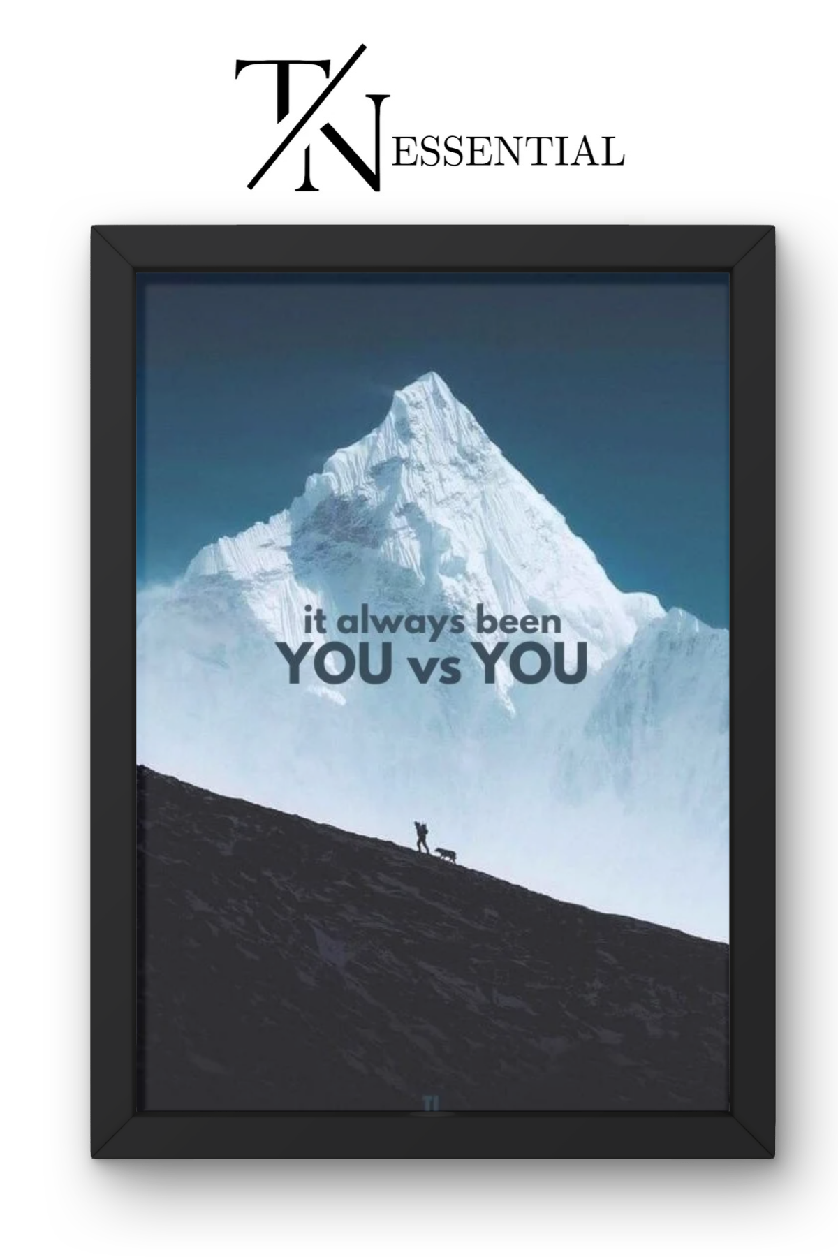 YOU VS YOU SELF DISCIPLINE CANVAS POSTER