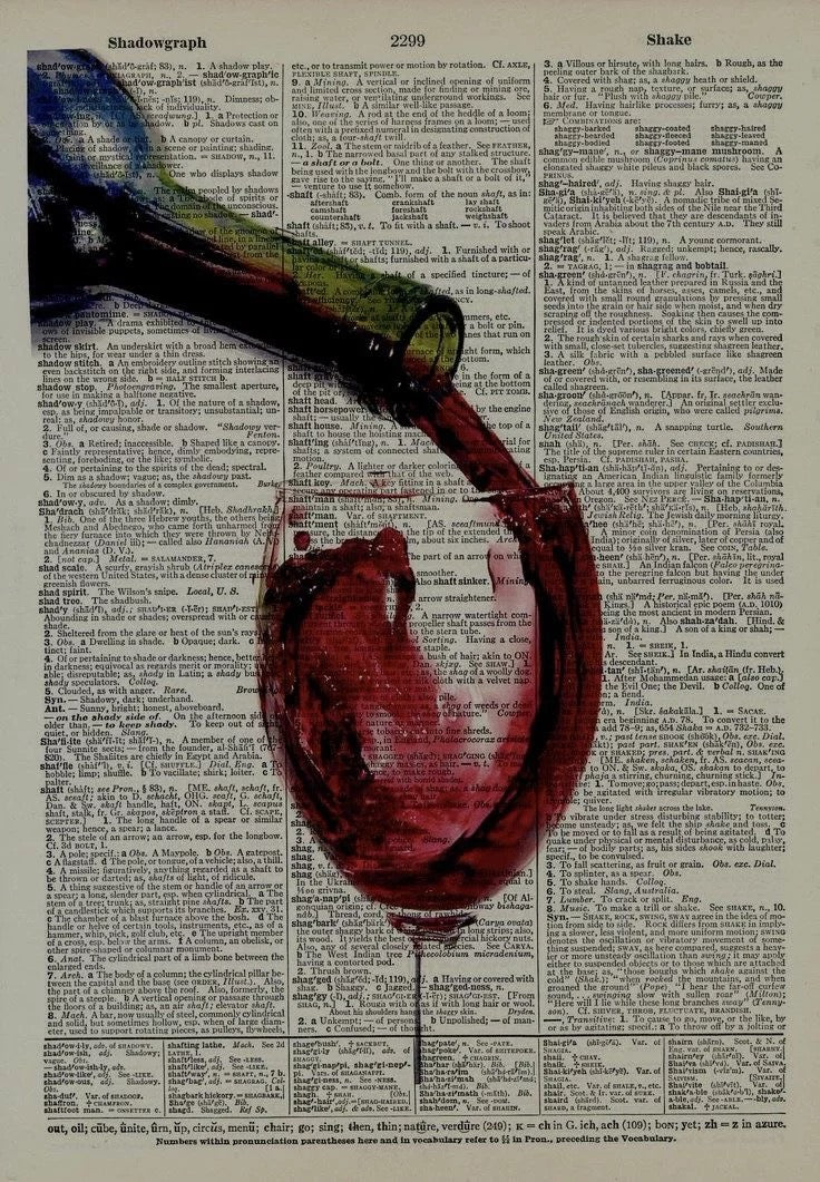 VINTAGE PAGE ILLUSION CANVAS POSTER